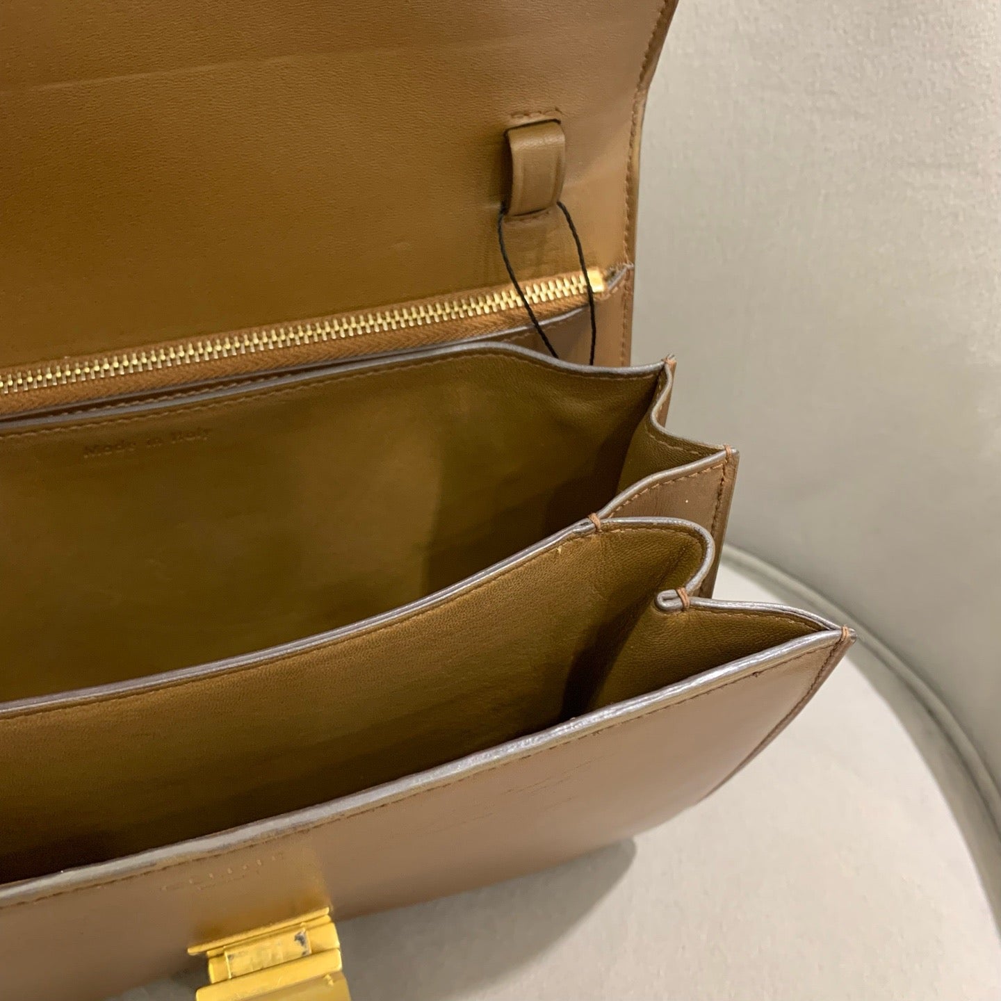 Celine - Classic Box - Calfskin leather - Brown - (Medium)