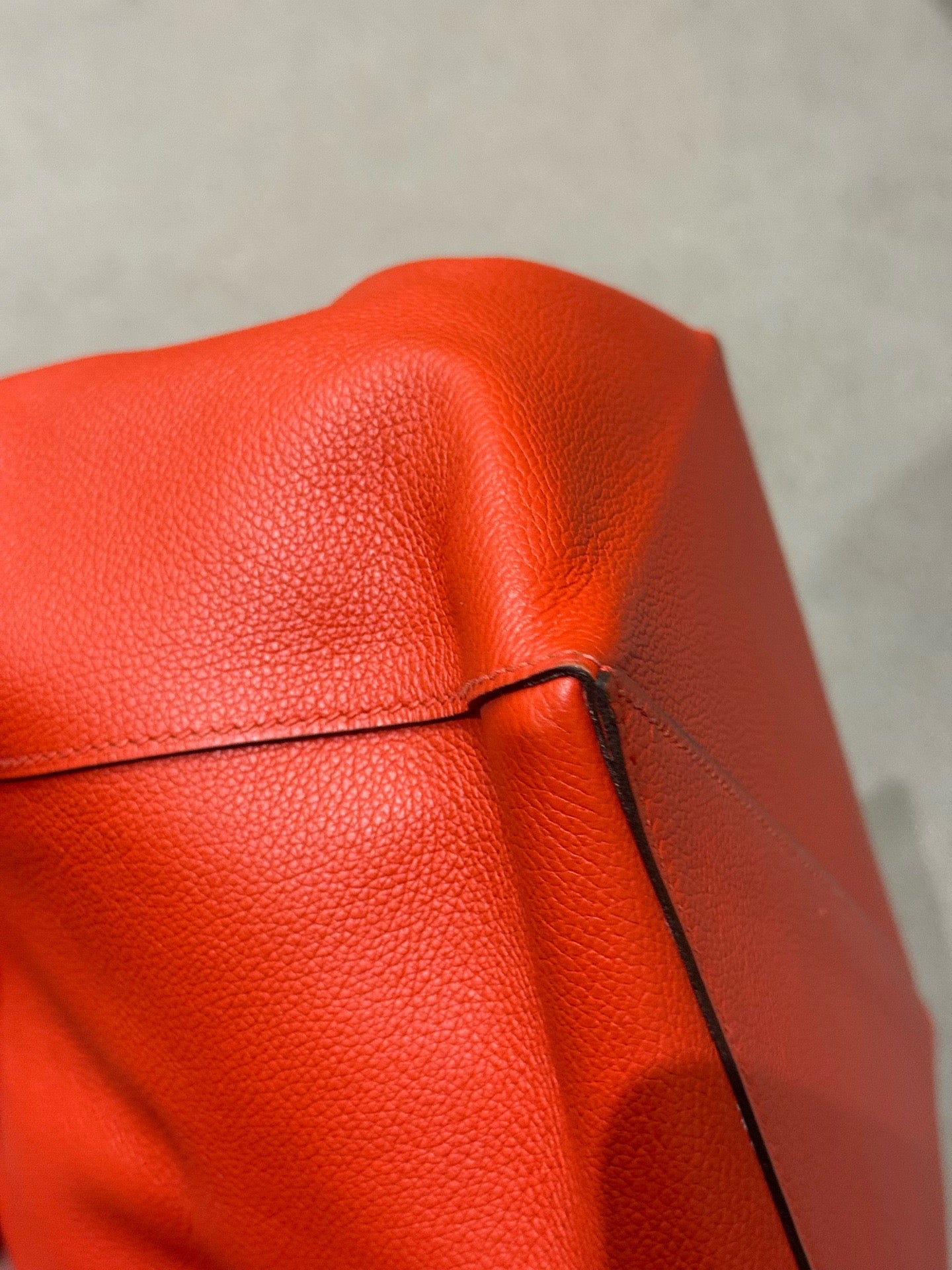 Hermès - Licol 17 - Taurillon Clemence leather - Cinnabar Red - (Small)