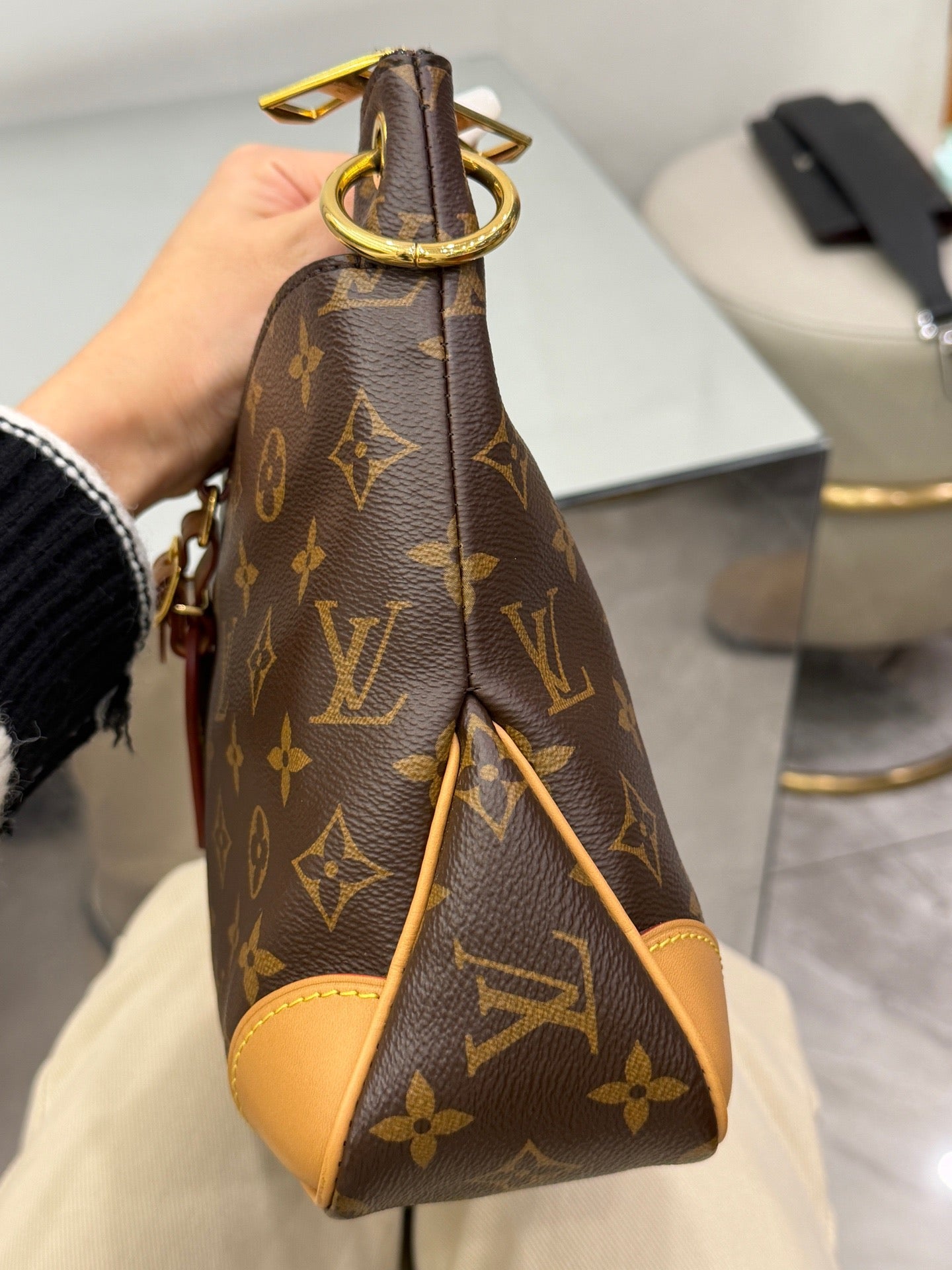 Louis Vuitton - Odeon PM (M45354) - Monogram coated canvas with Vachetta leather trim - Brown - (Small)