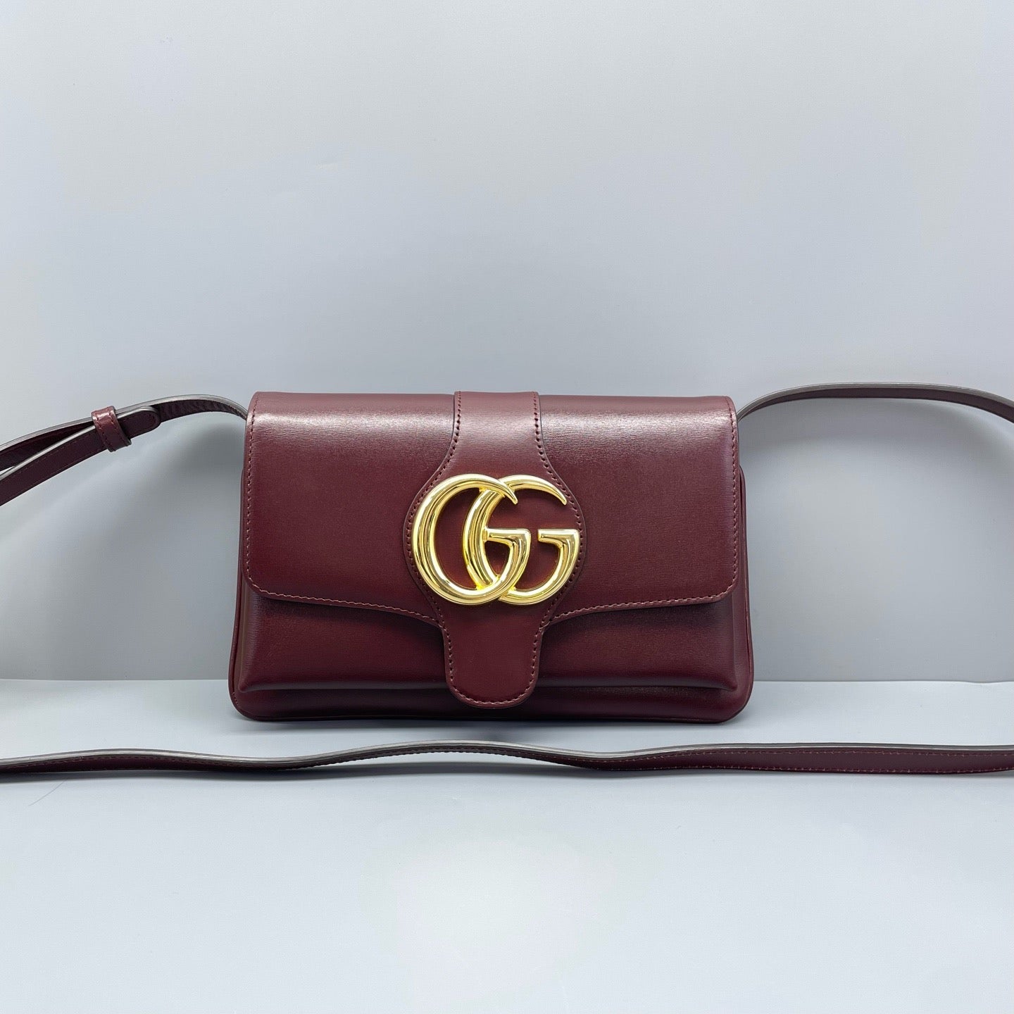 Gucci - Arli - Smooth leather - Burgundy - (small)