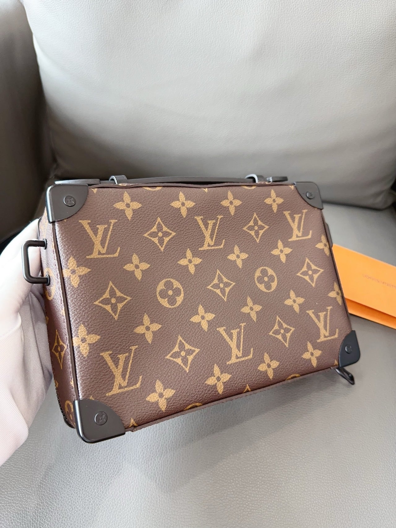 Louis Vuitton - Trunk Box - Monogram coated canvas and cowhide leather - Brown - (small)