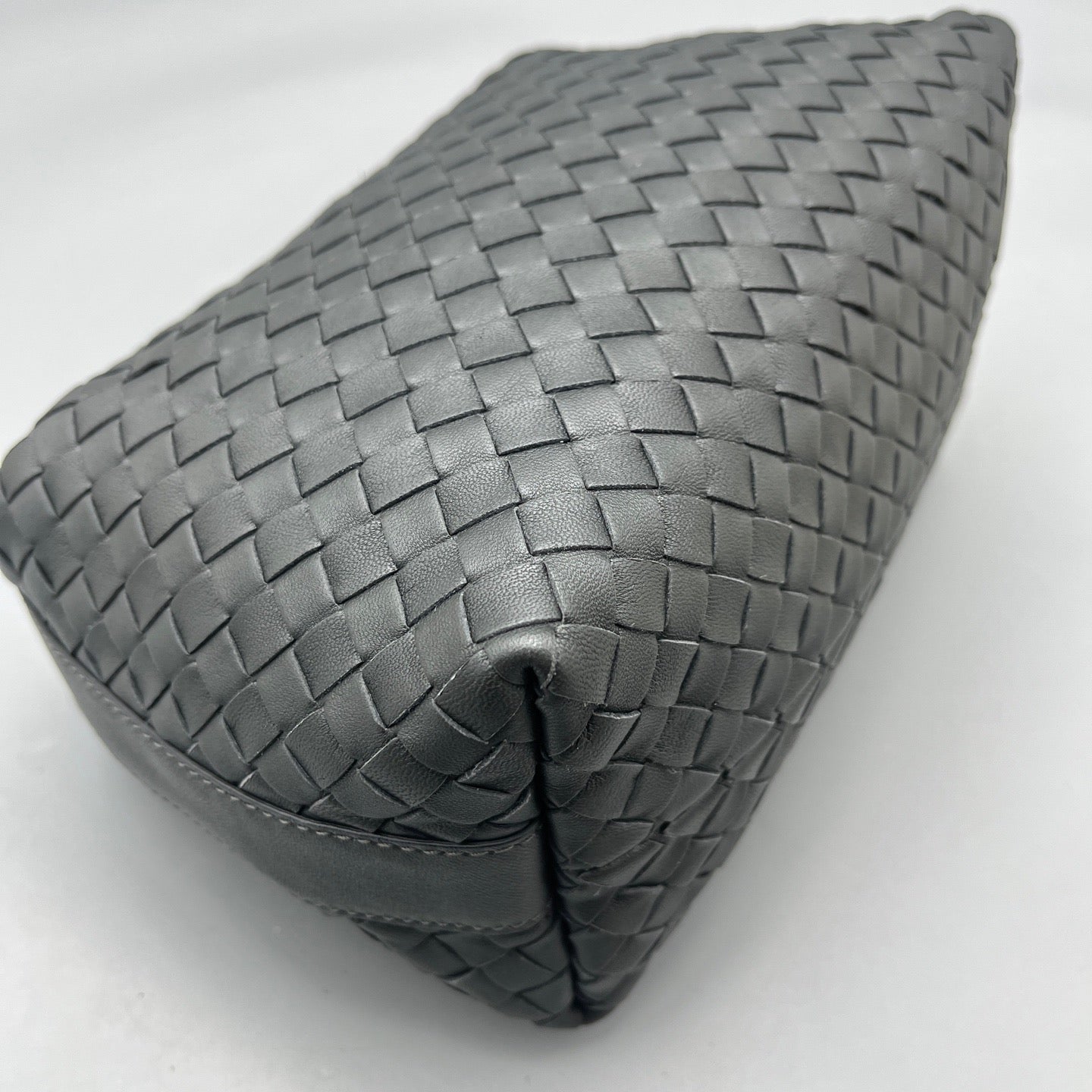 Bottega Veneta - Intrecciato Lunchbox Bag - Leather - Black - (mini)