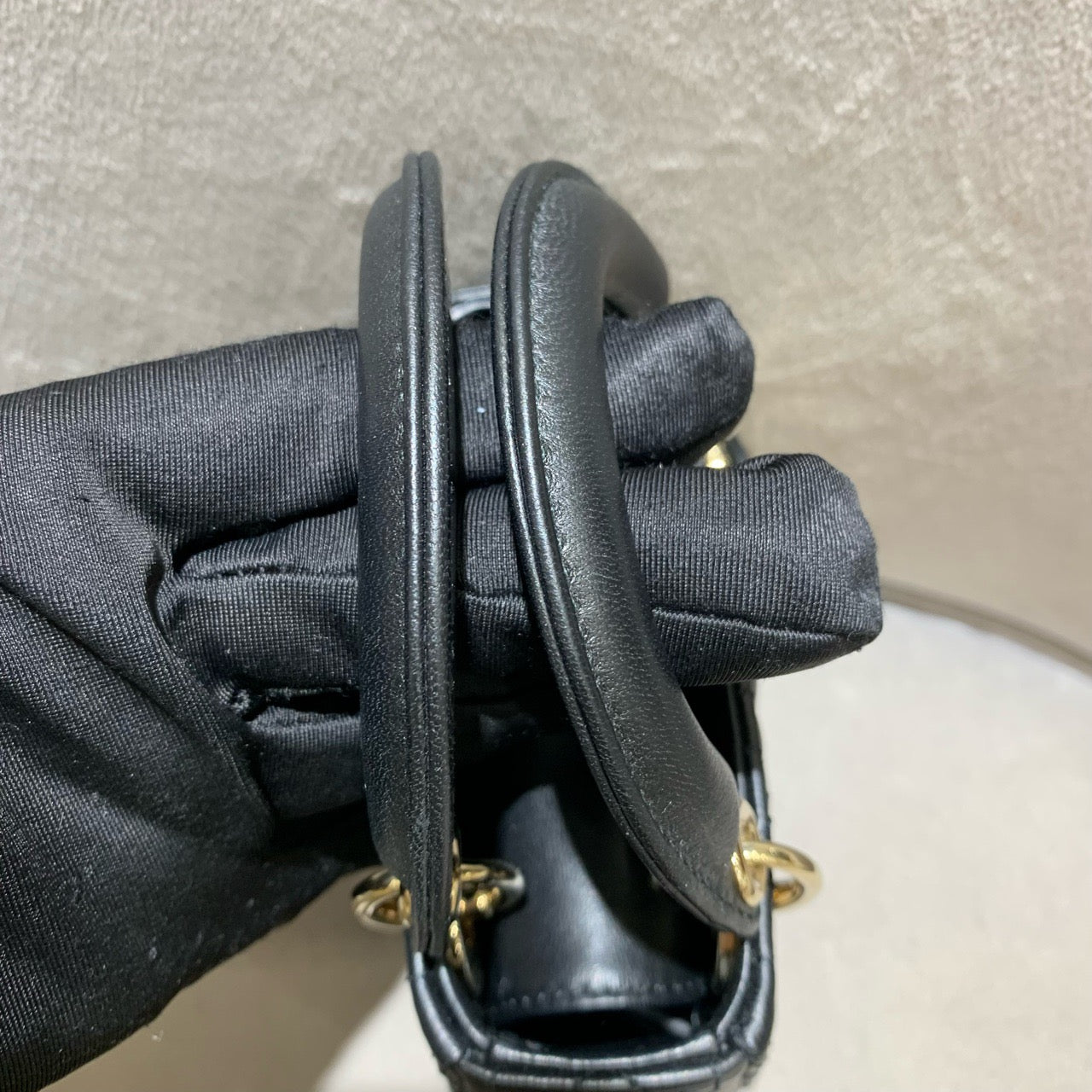 Dior - Lady Dior Supermini - Lambskin leather - Black - (mini)