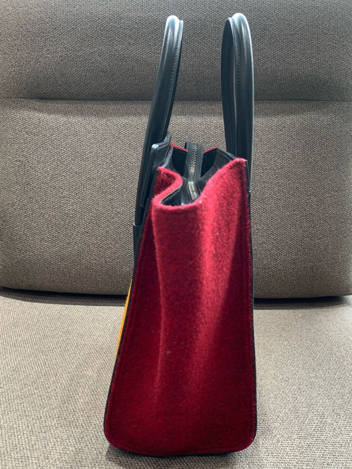 Celine - Luggage Bag - Leather, Wool - Multicolour - (medium)