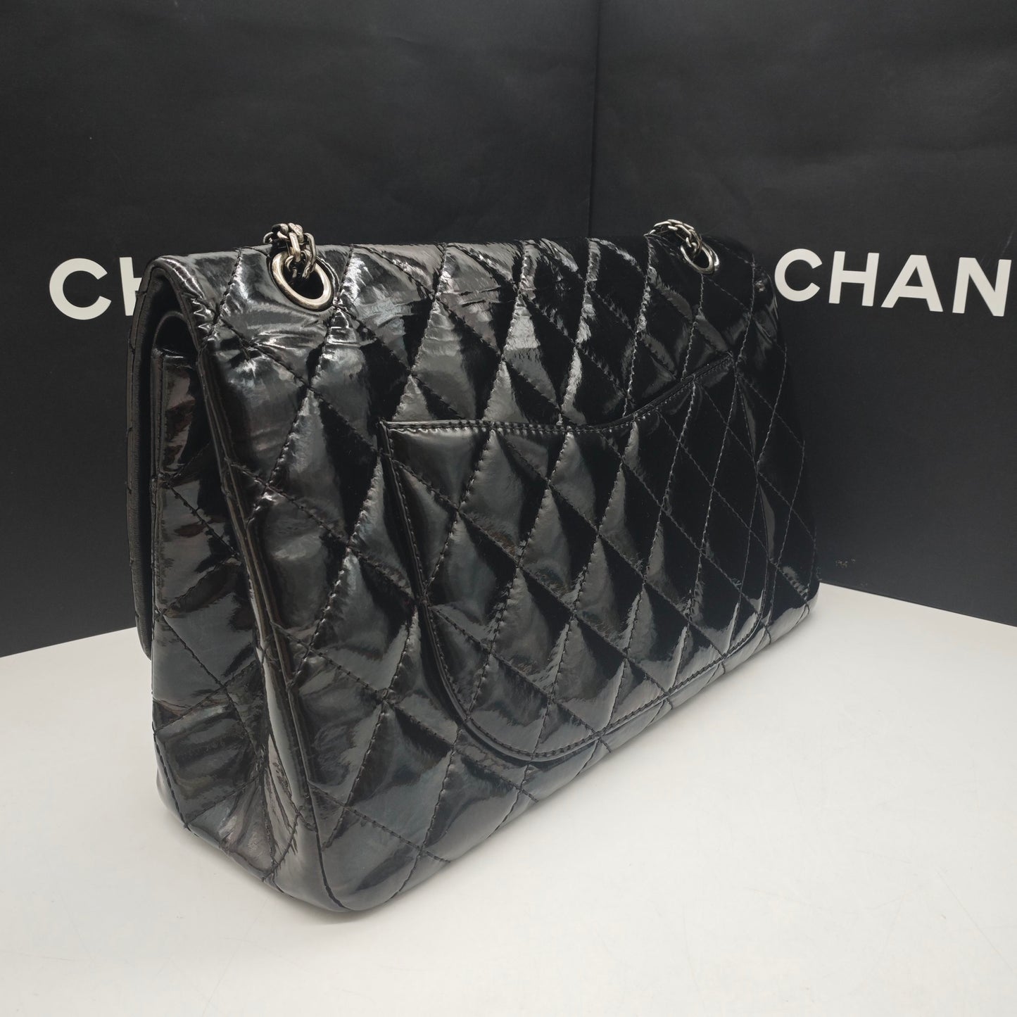 Chanel - 2.55 Reissue - Patent leather - Black - (Large)