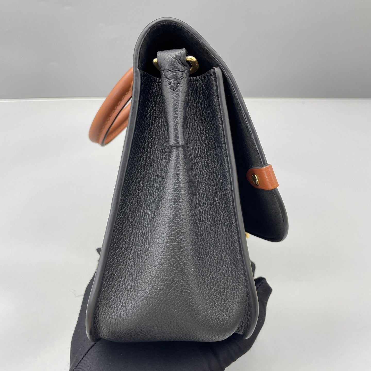 Louis Vuitton - Lock Messenger Bag - Monogram canvas and grained leather - Brown and Black - (medium)