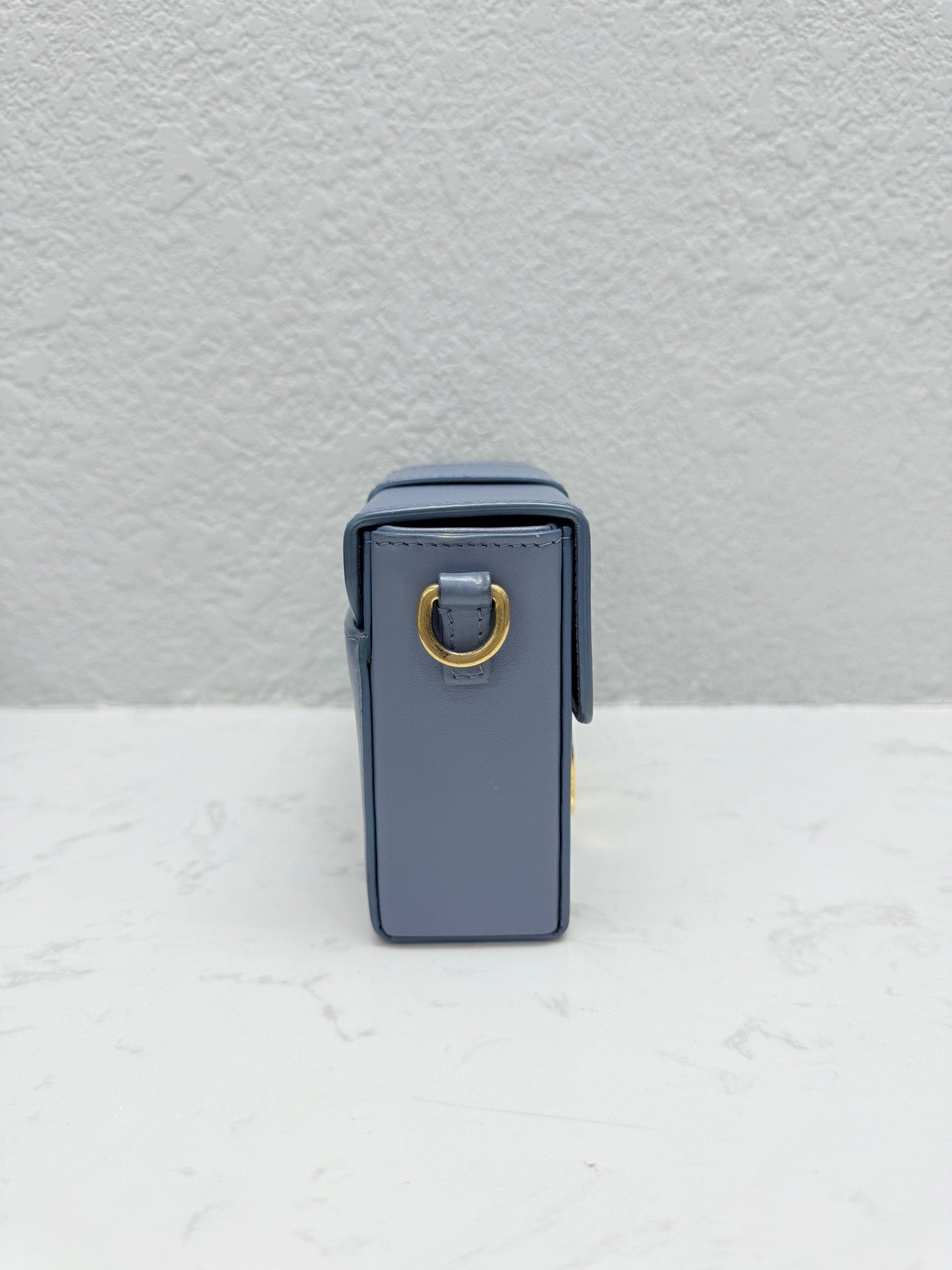 Dior - Montaigne Box Mini - Leather - Blue - (mini)