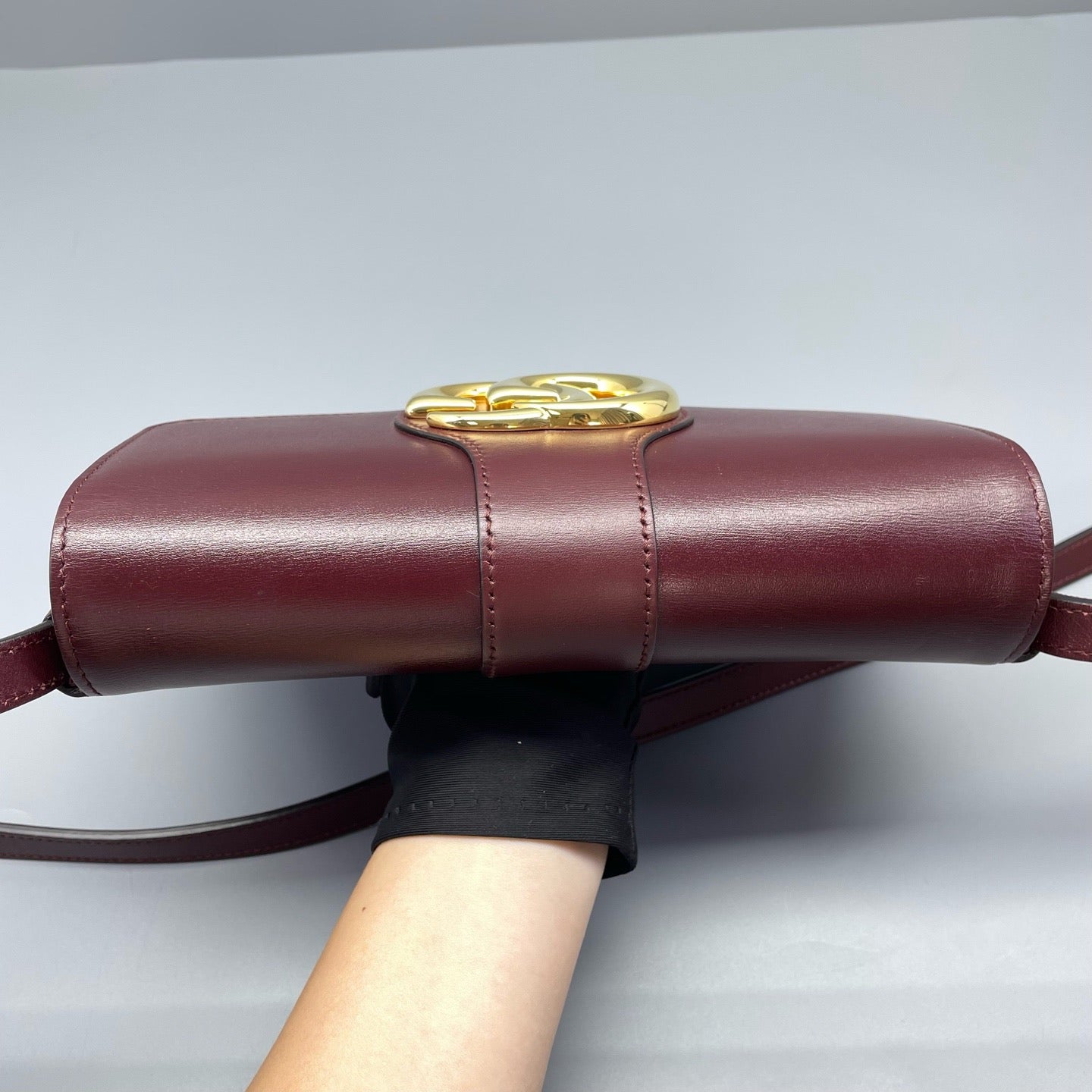 Gucci - Arli - Smooth leather - Burgundy - (small)