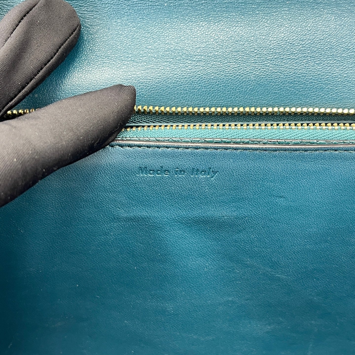 Celine - Box Medium - Grained calfskin leather - Green - (Medium)