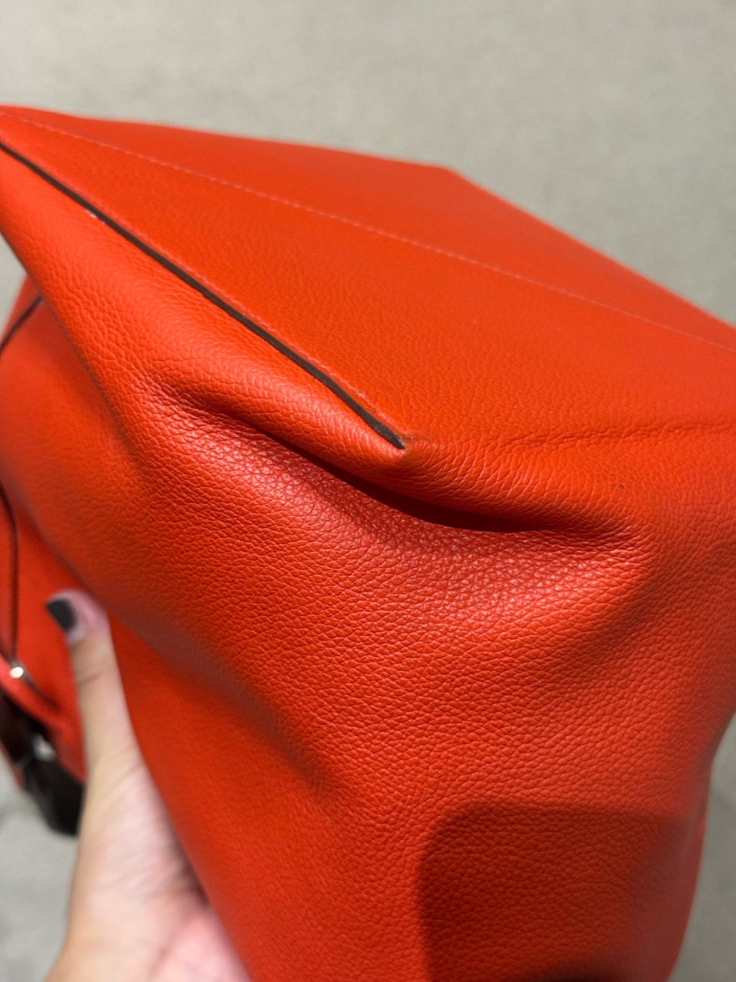 Hermès - Licol 17 - Taurillon Clemence leather - Cinnabar Red - (Small)