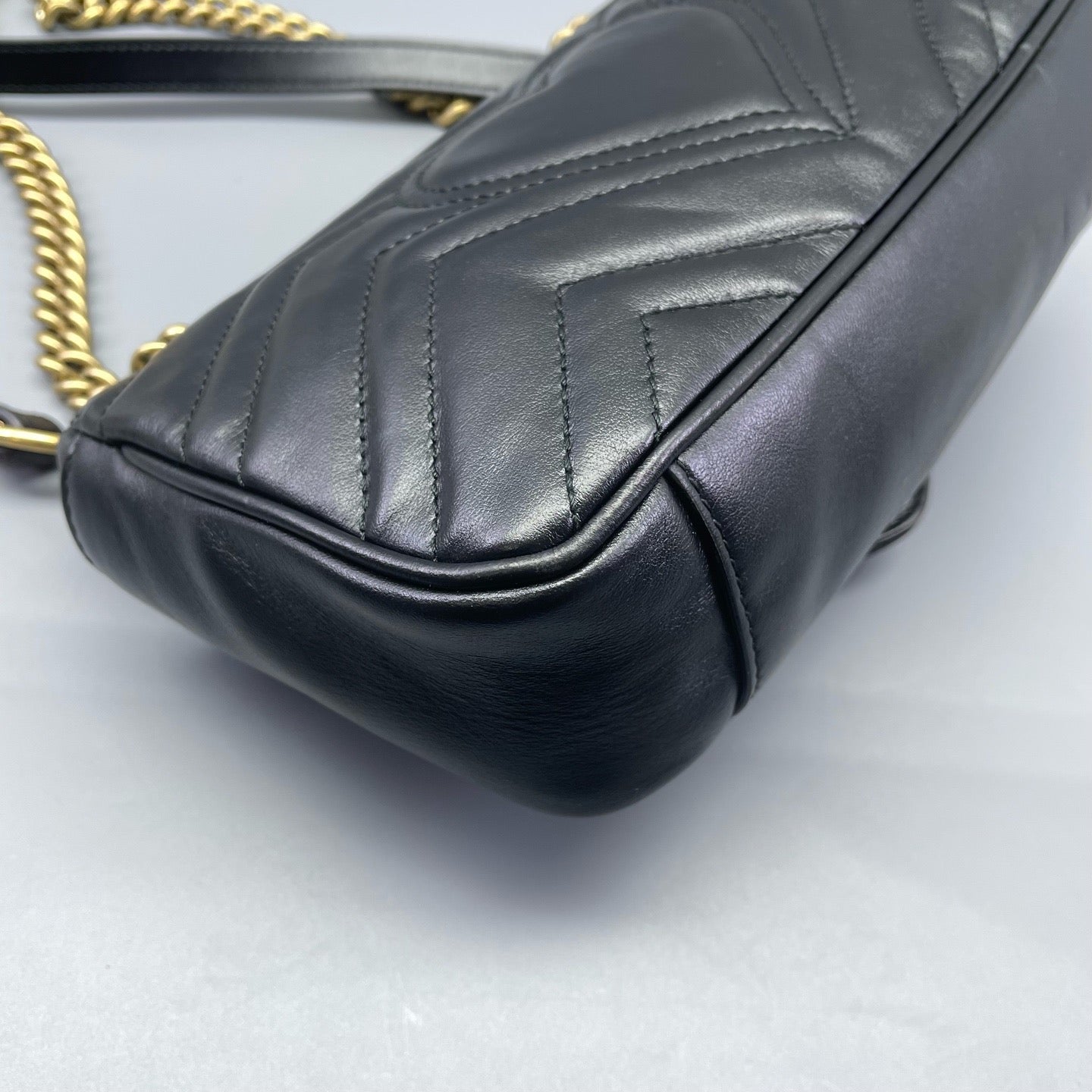 Gucci - Marmont 22 - Leather - Black - (small)