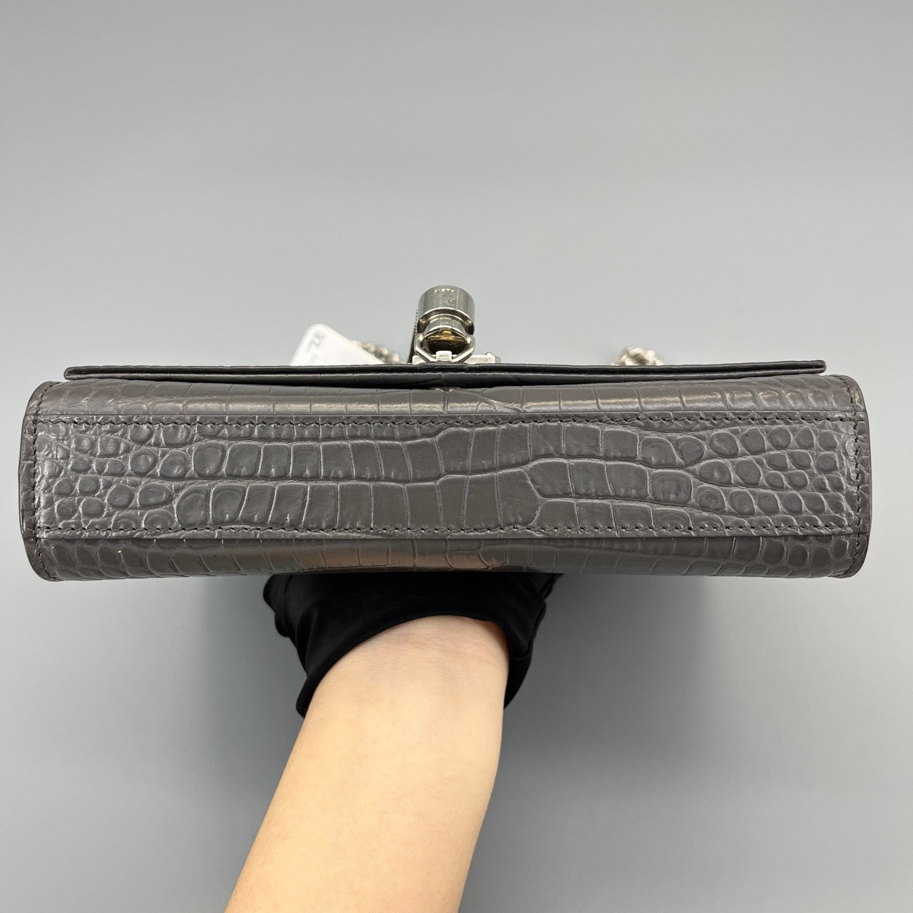 Saint Laurent - Kate Tassel Small - Leather - Grey - (mini)