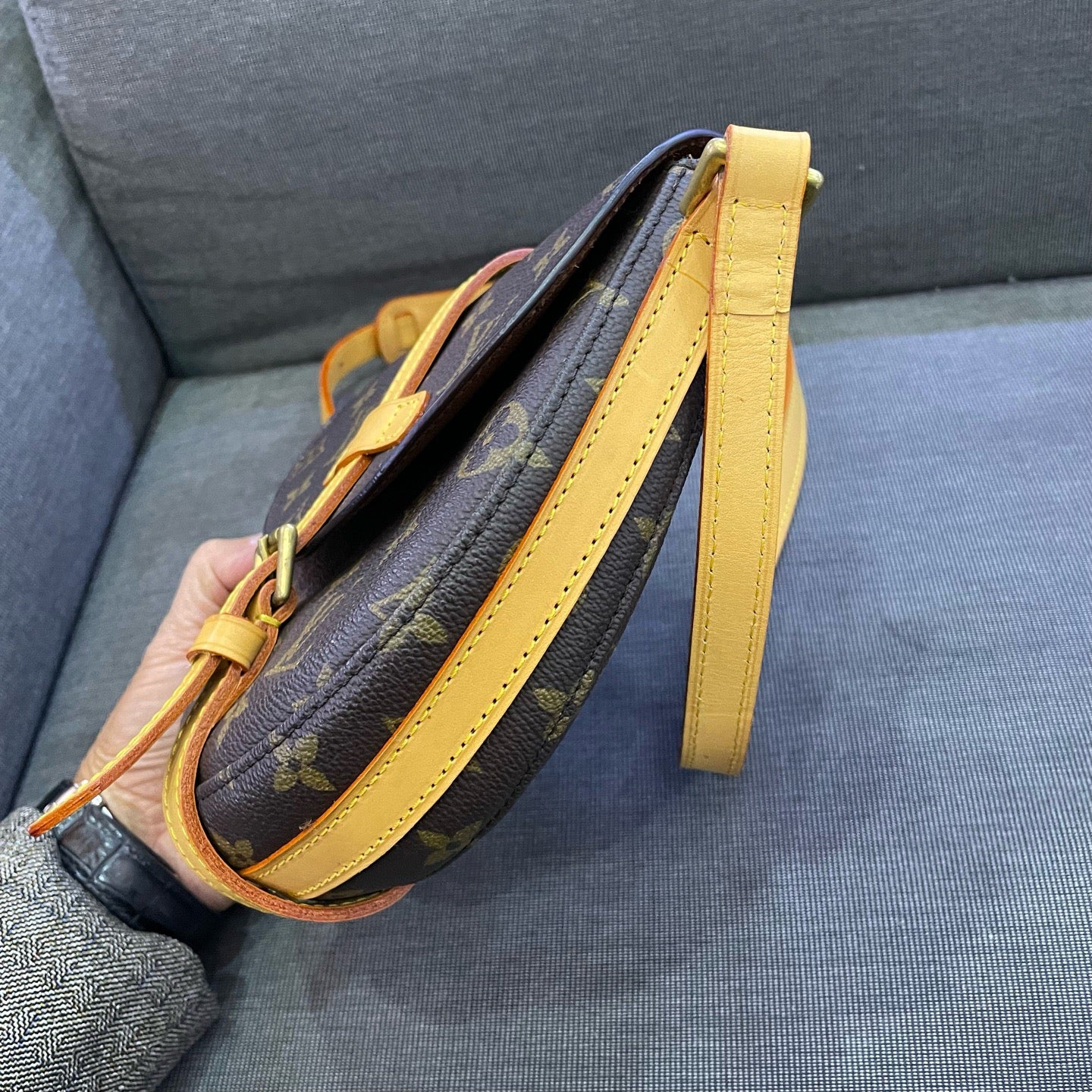Louis Vuitton - Mini Shield Crossbody Bag - Monogram coated canvas with Vachetta leather trim - Brown - (mini)