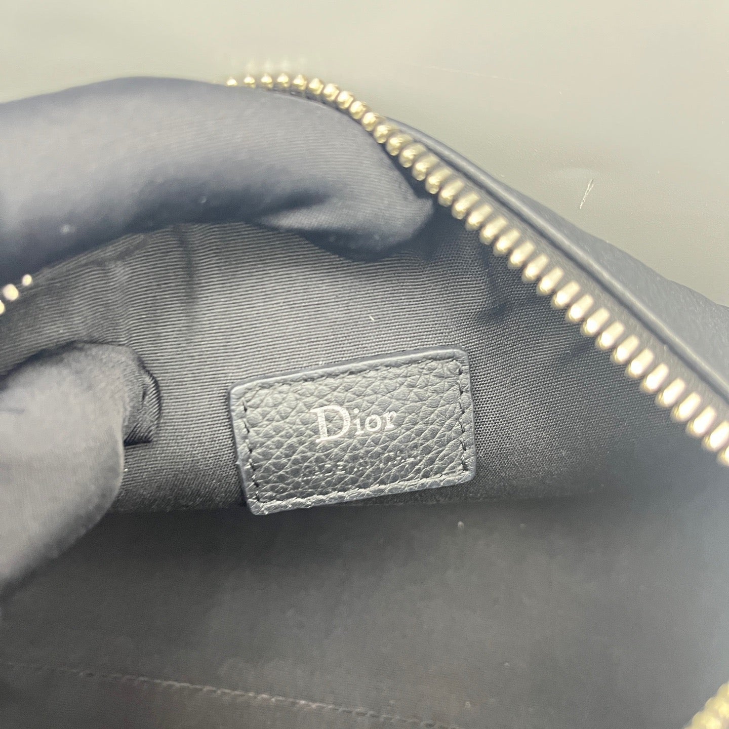 Dior - Roller Bag - Grained calfskin leather - Black - (Small)