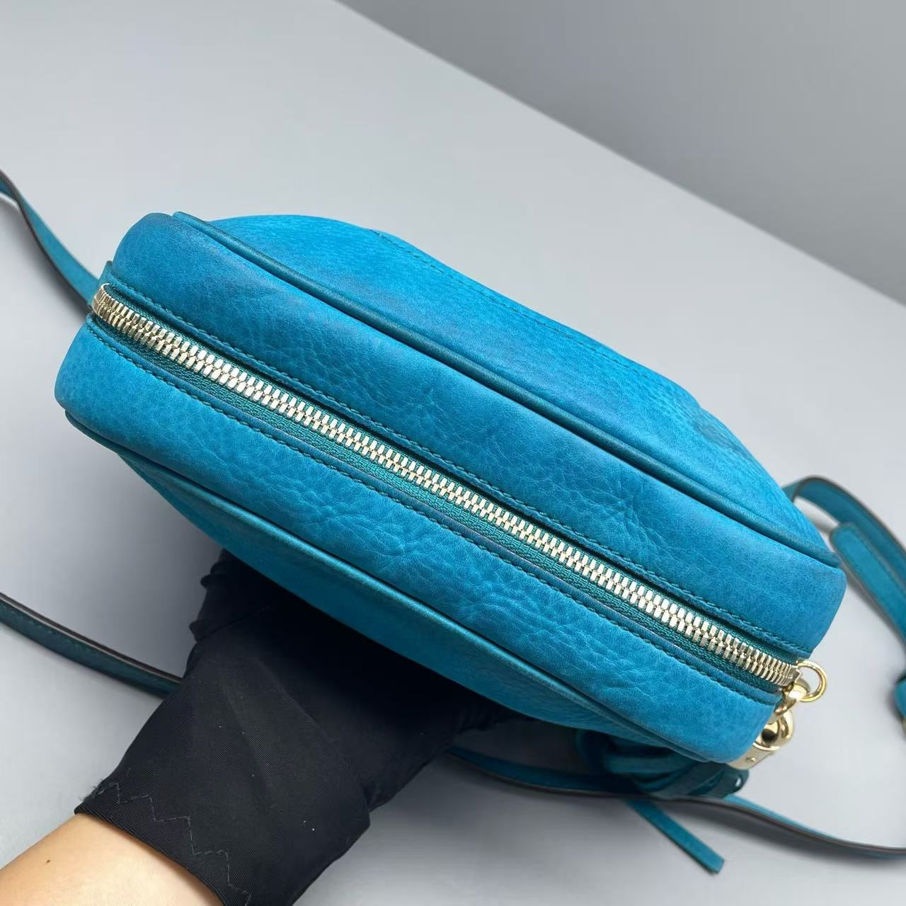 Gucci - Soho Camera Bag - Leather - Blue - (small)