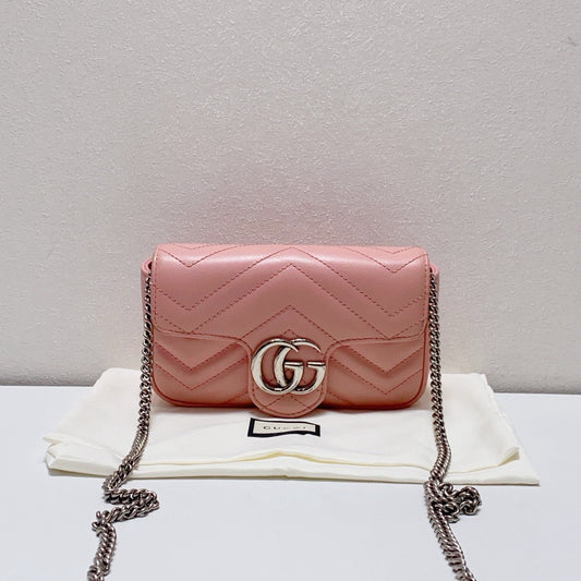 Gucci - Marmont Mini - Leather - Pink - (mini)