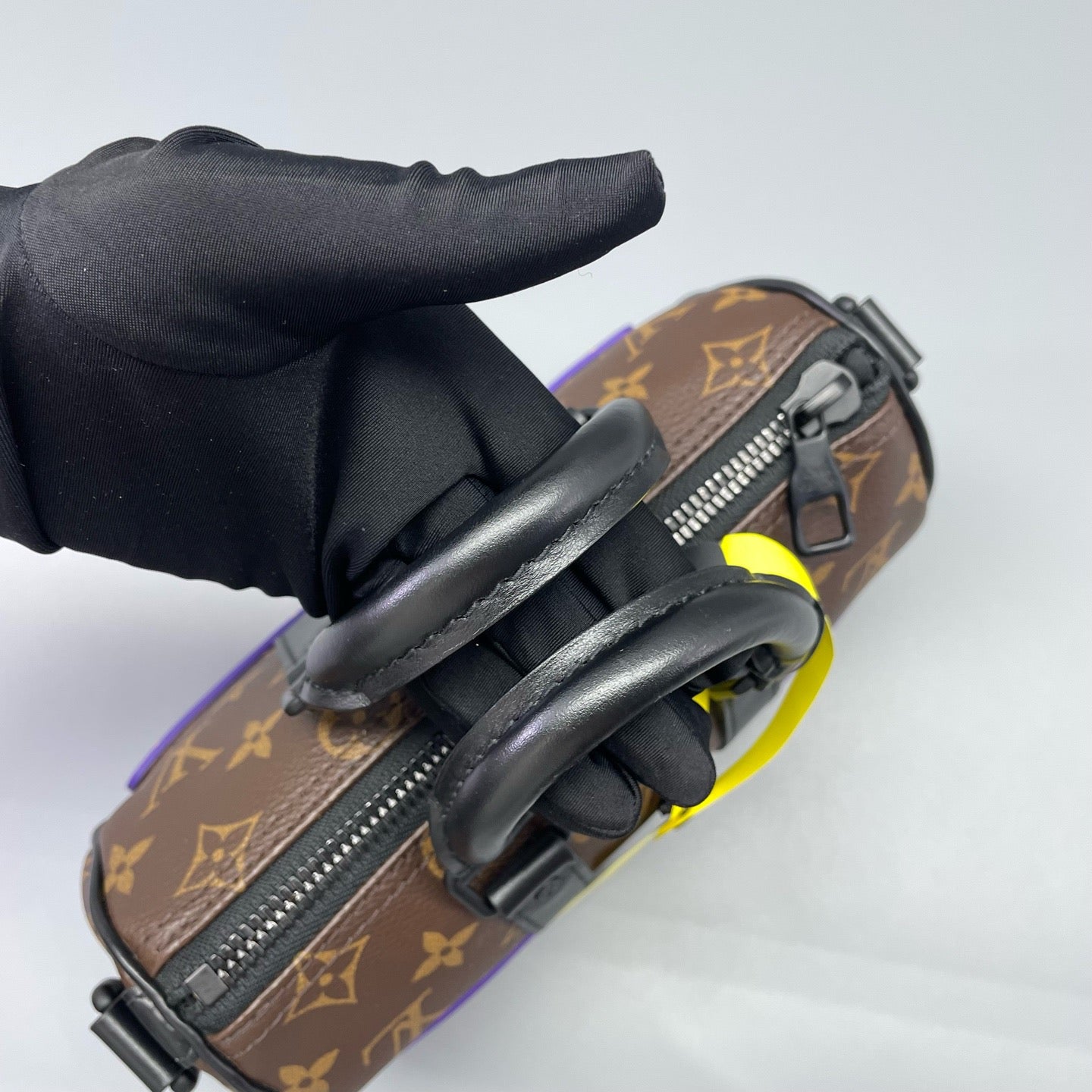 Louis Vuitton - Keepall Bandoulière XS Show Model - Monogram coated canvas with leather trims and rubber details - Brown, Black, Purple, Yellow - (mini)