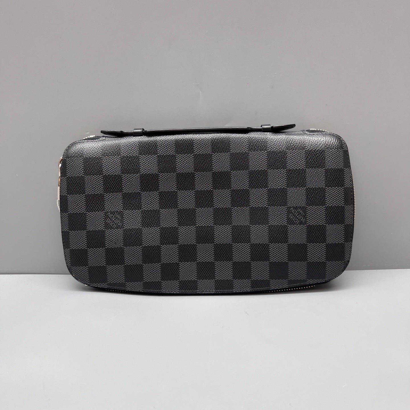 Louis Vuitton - Zippy Organizer - Damier Graphite canvas with leather trim - Black - (Large)