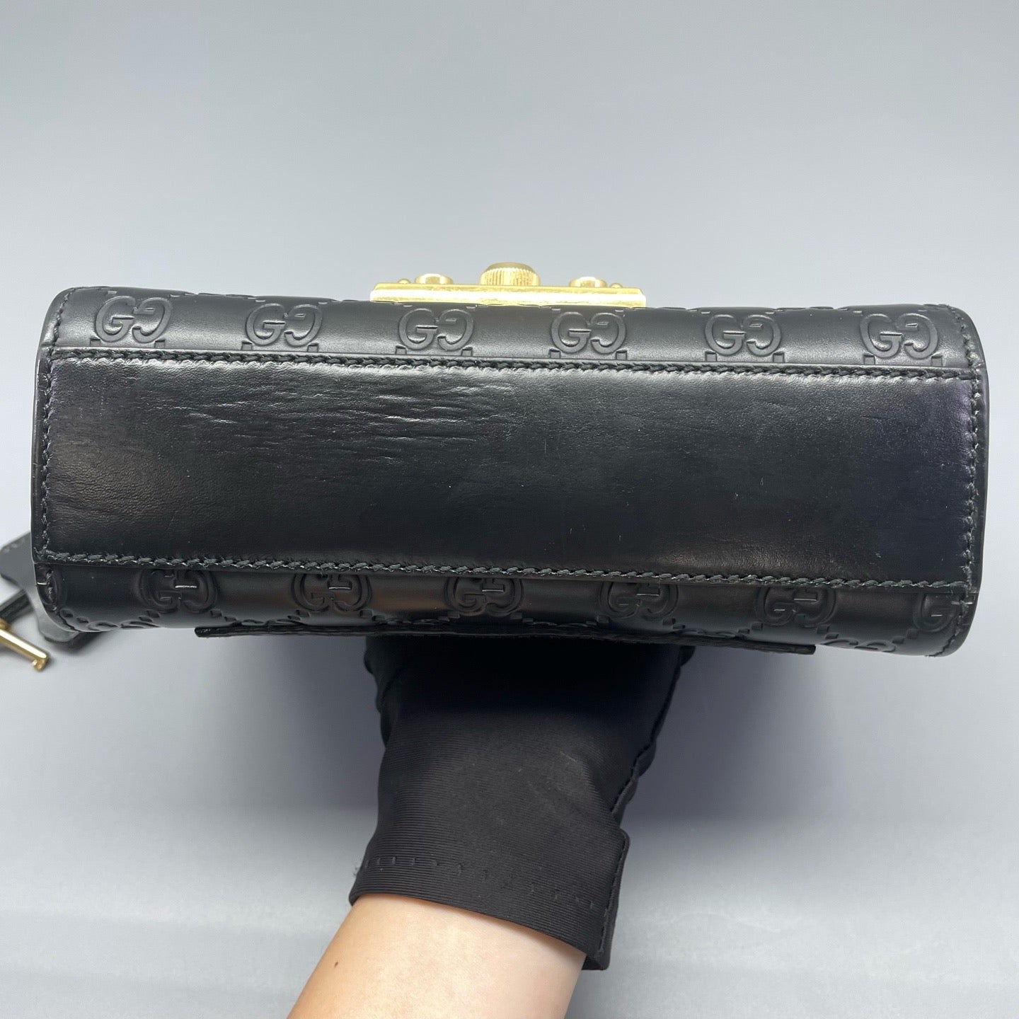 Gucci - Padlock - Leather - Black - (small)