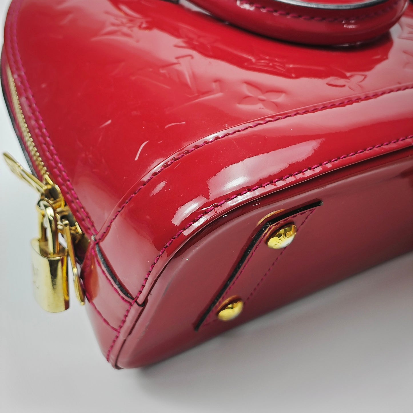Louis Vuitton - Alma BB - Patent leather - Red - (mini)