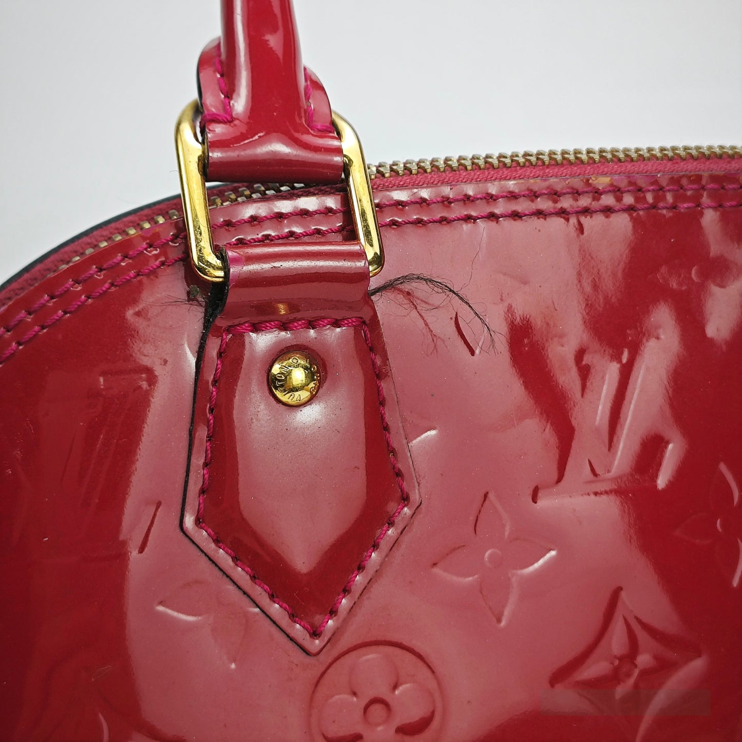 Louis Vuitton - Alma BB - Patent leather - Red - (mini)