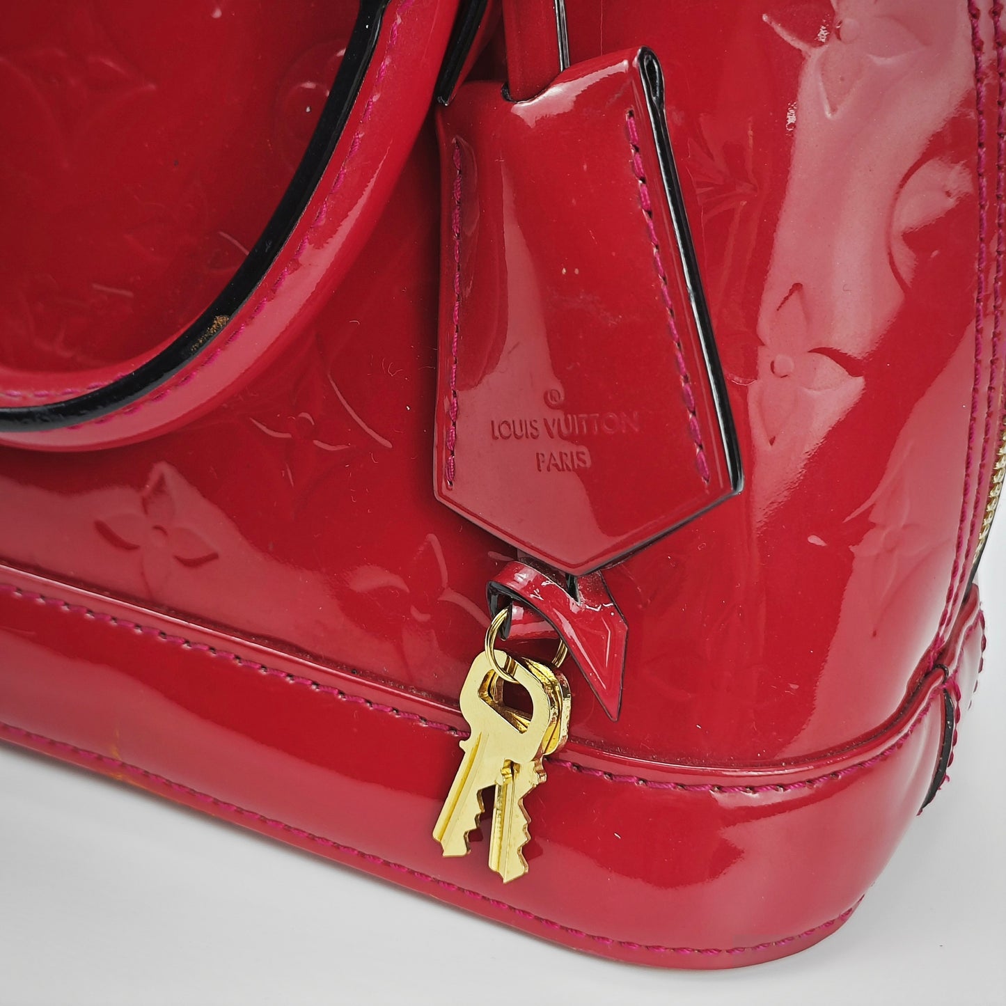 Louis Vuitton - Alma BB - Patent leather - Red - (mini)