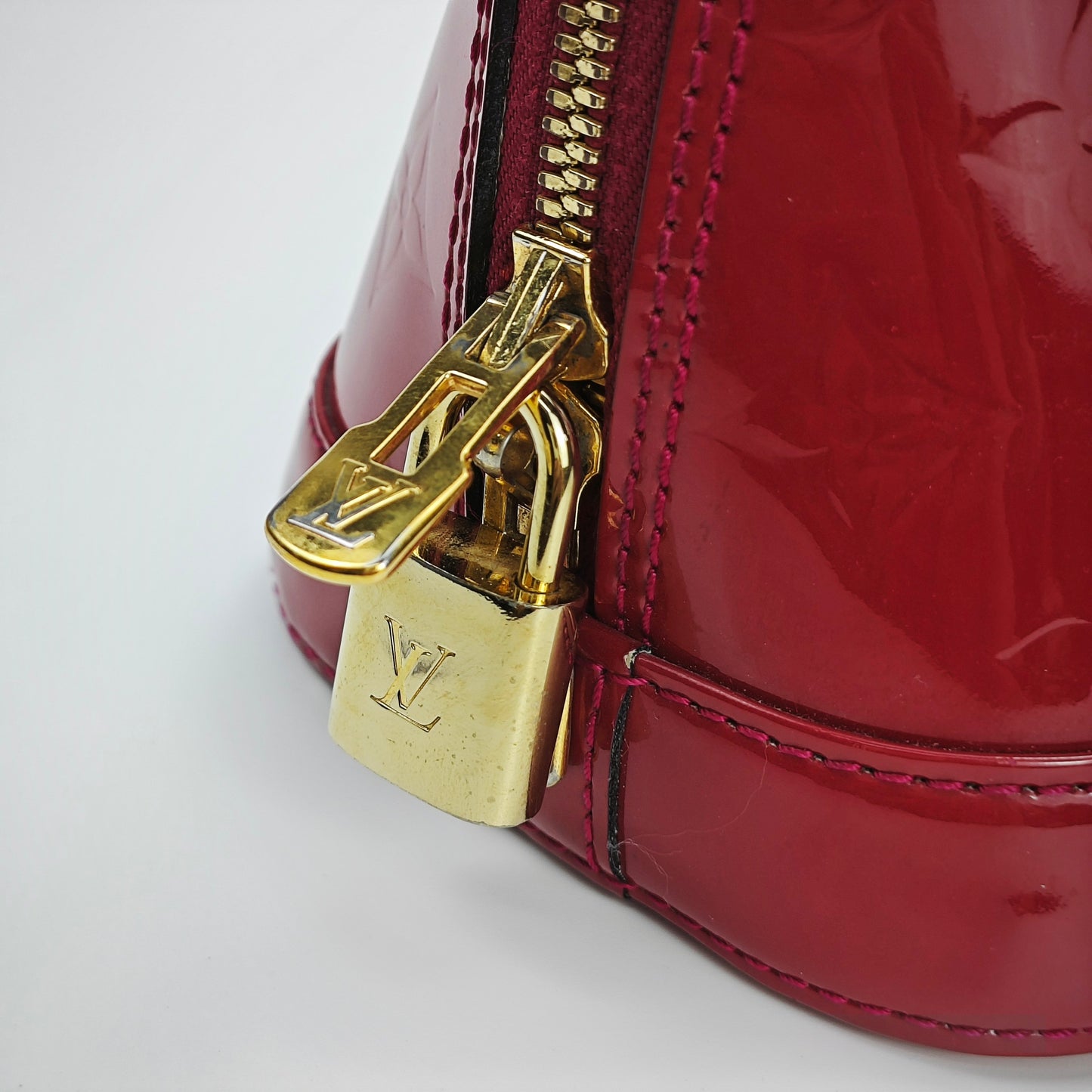 Louis Vuitton - Alma BB - Patent leather - Red - (mini)