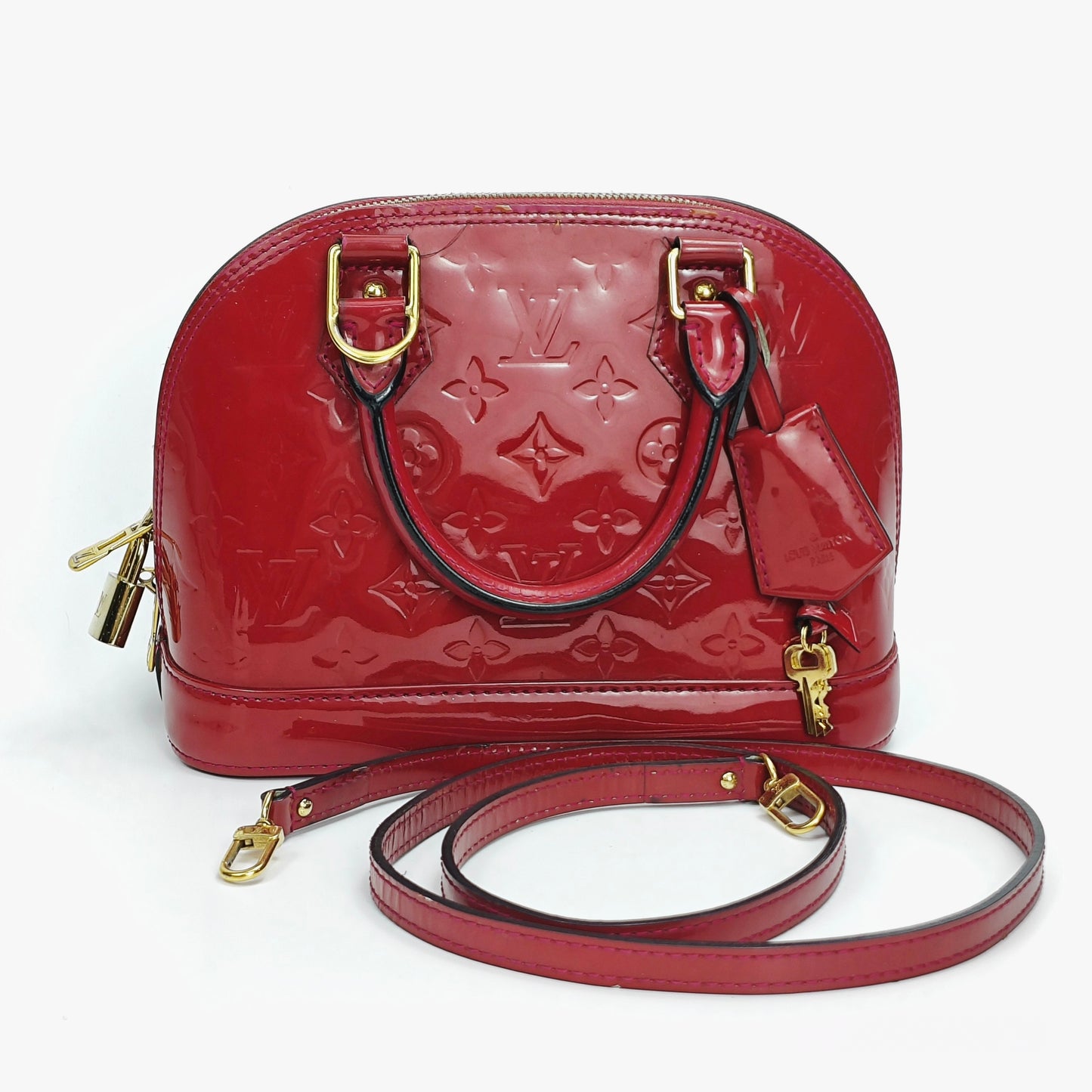 Louis Vuitton - Alma BB - Patent leather - Red - (mini)