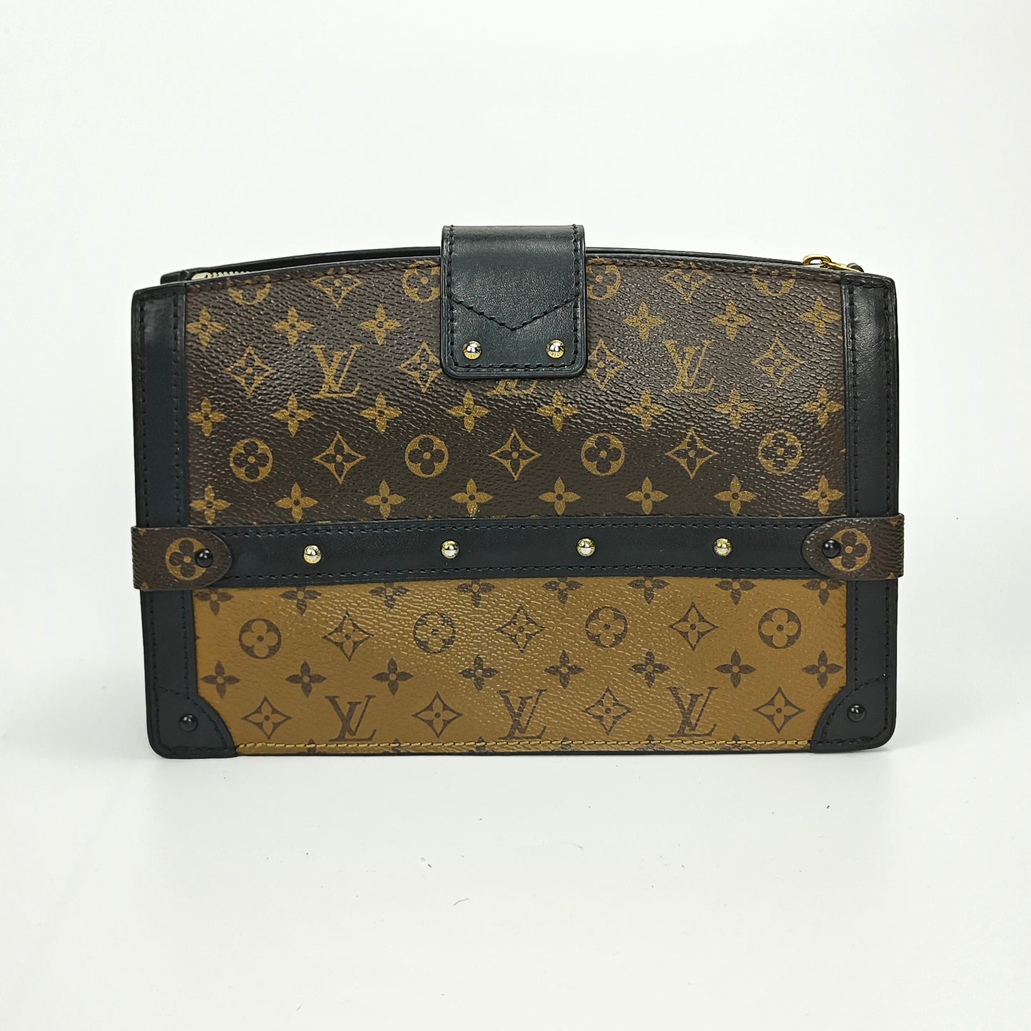 Louis Vuitton - Trunk Clutch - Monogram Canvas and Leather - Brown - (Mini)