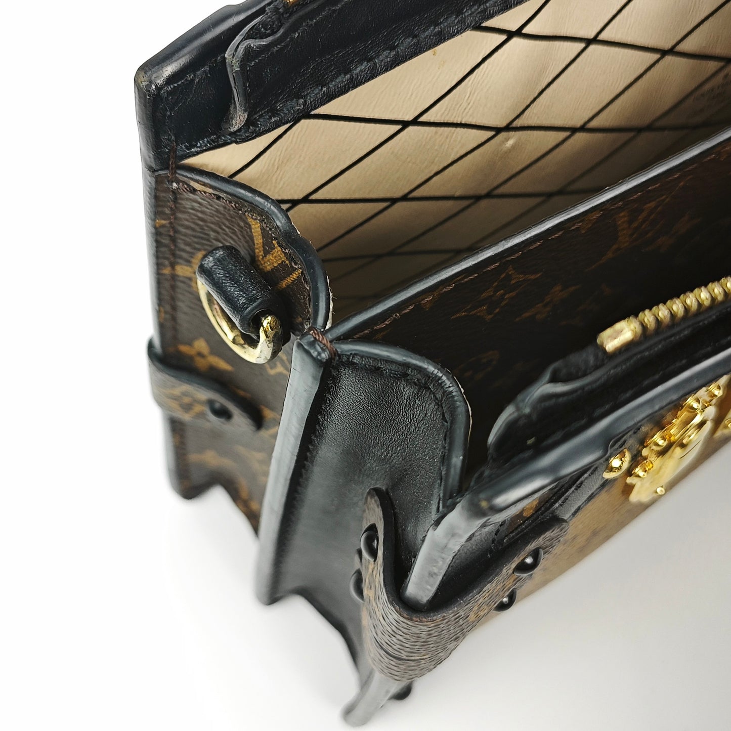 Louis Vuitton - Trunk Clutch - Monogram Canvas and Leather - Brown - (Mini)