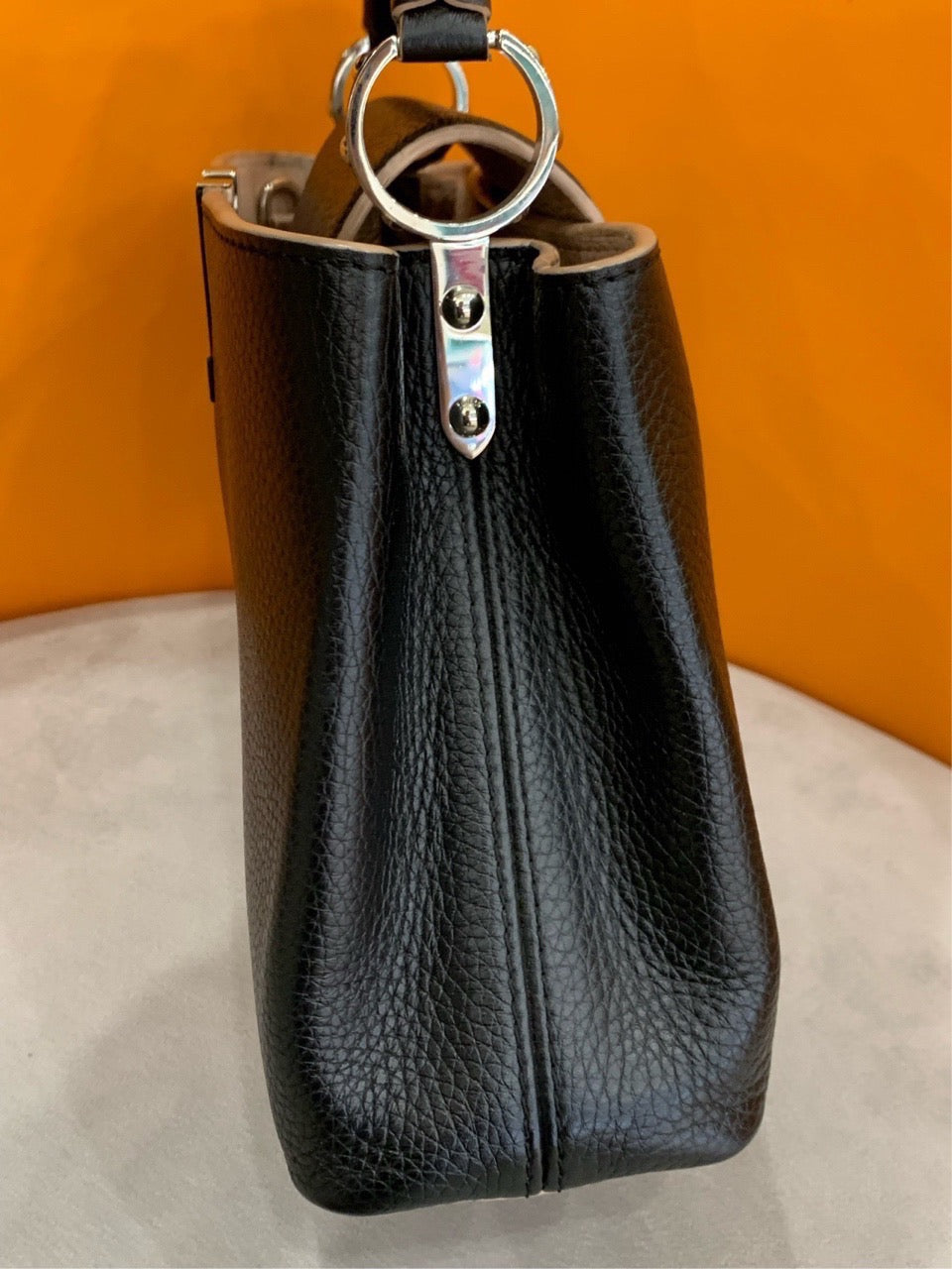 Louis Vuitton - Capucines BB - Leather - Black - (small)