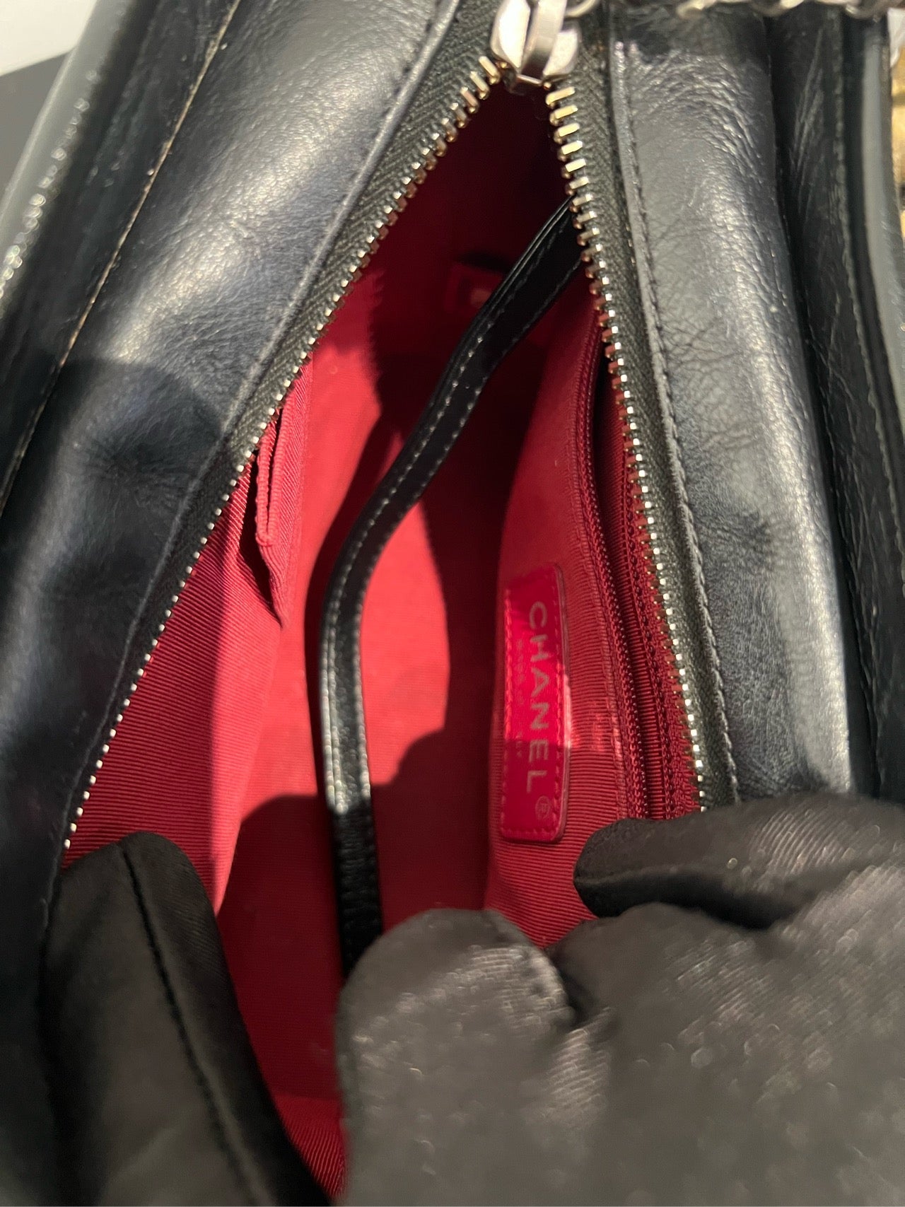Chanel - Gabrelle Hobo Bag - Leather - Black - (Small)