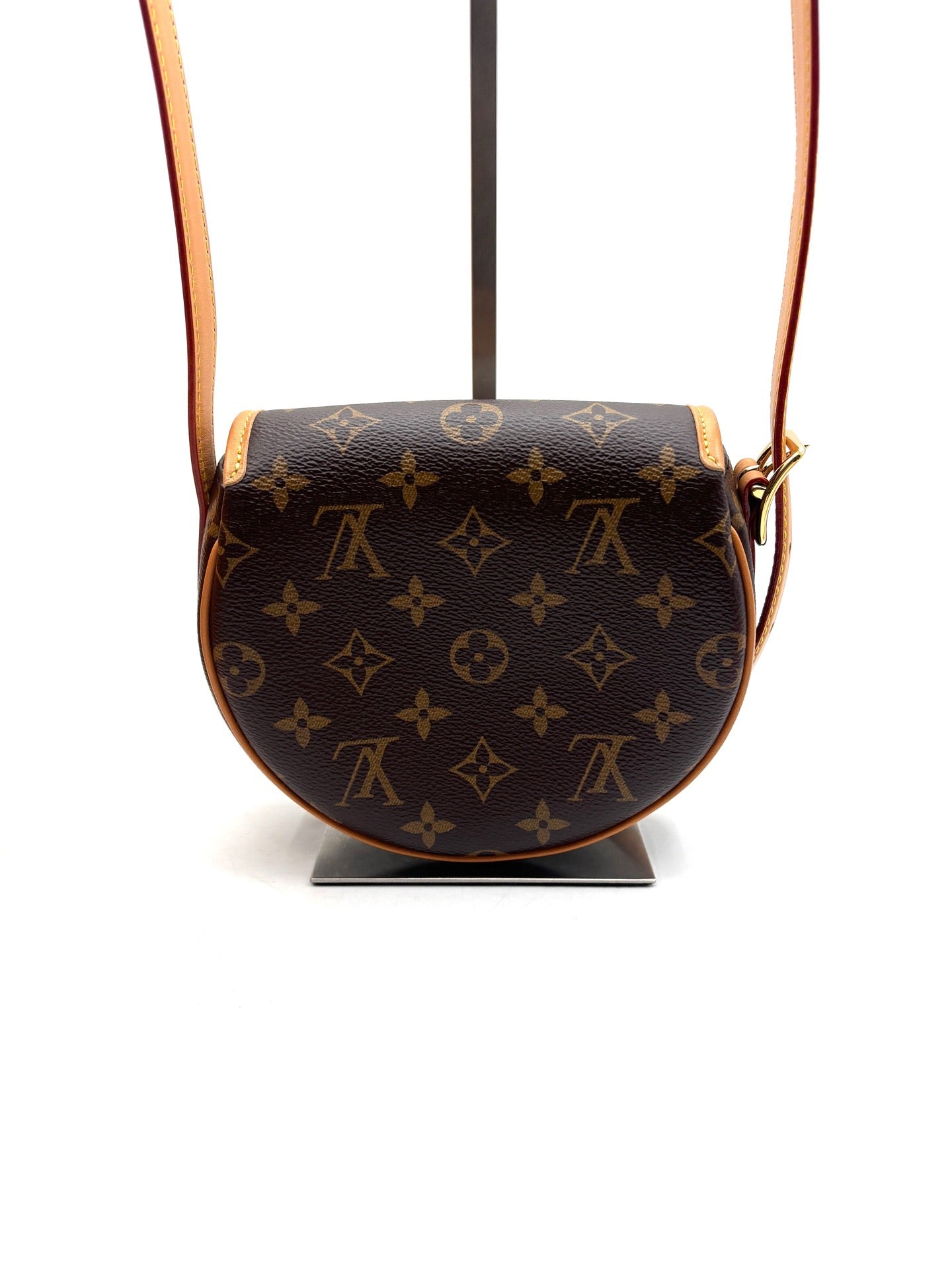 Louis Vuitton - Tambourin - Monogram coated canvas with Vachetta leather trim - Brown - (Mini)