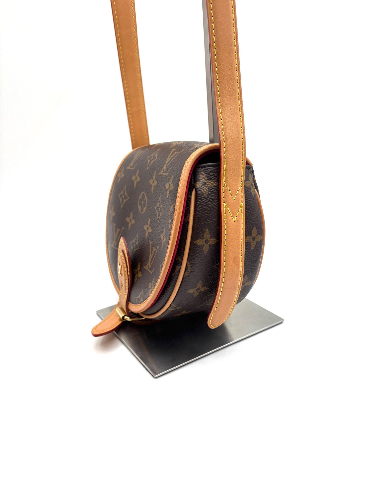 Louis Vuitton - Tambourin - Monogram coated canvas with Vachetta leather trim - Brown - (Mini)