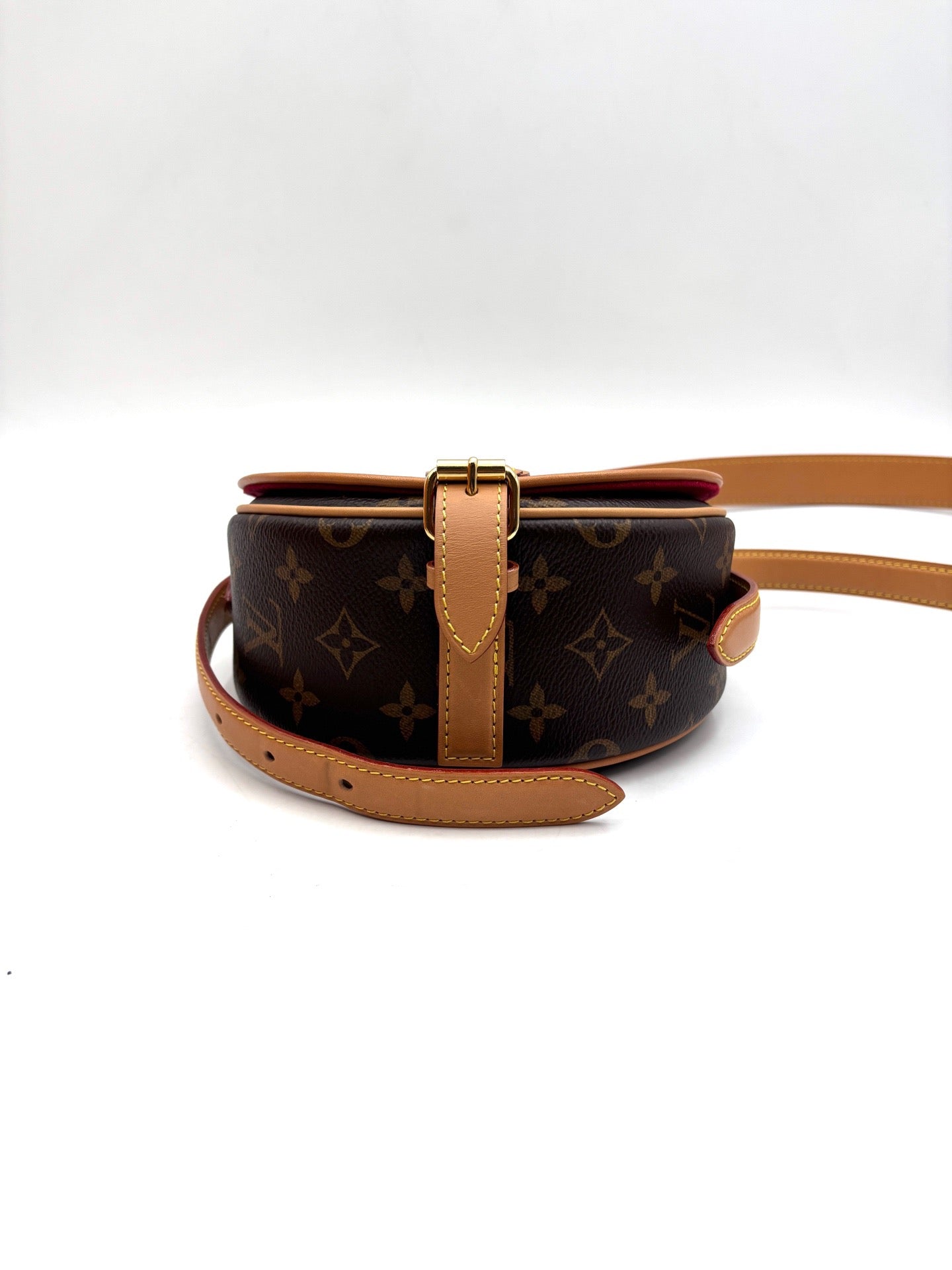 Louis Vuitton - Tambourin - Monogram coated canvas with Vachetta leather trim - Brown - (Mini)