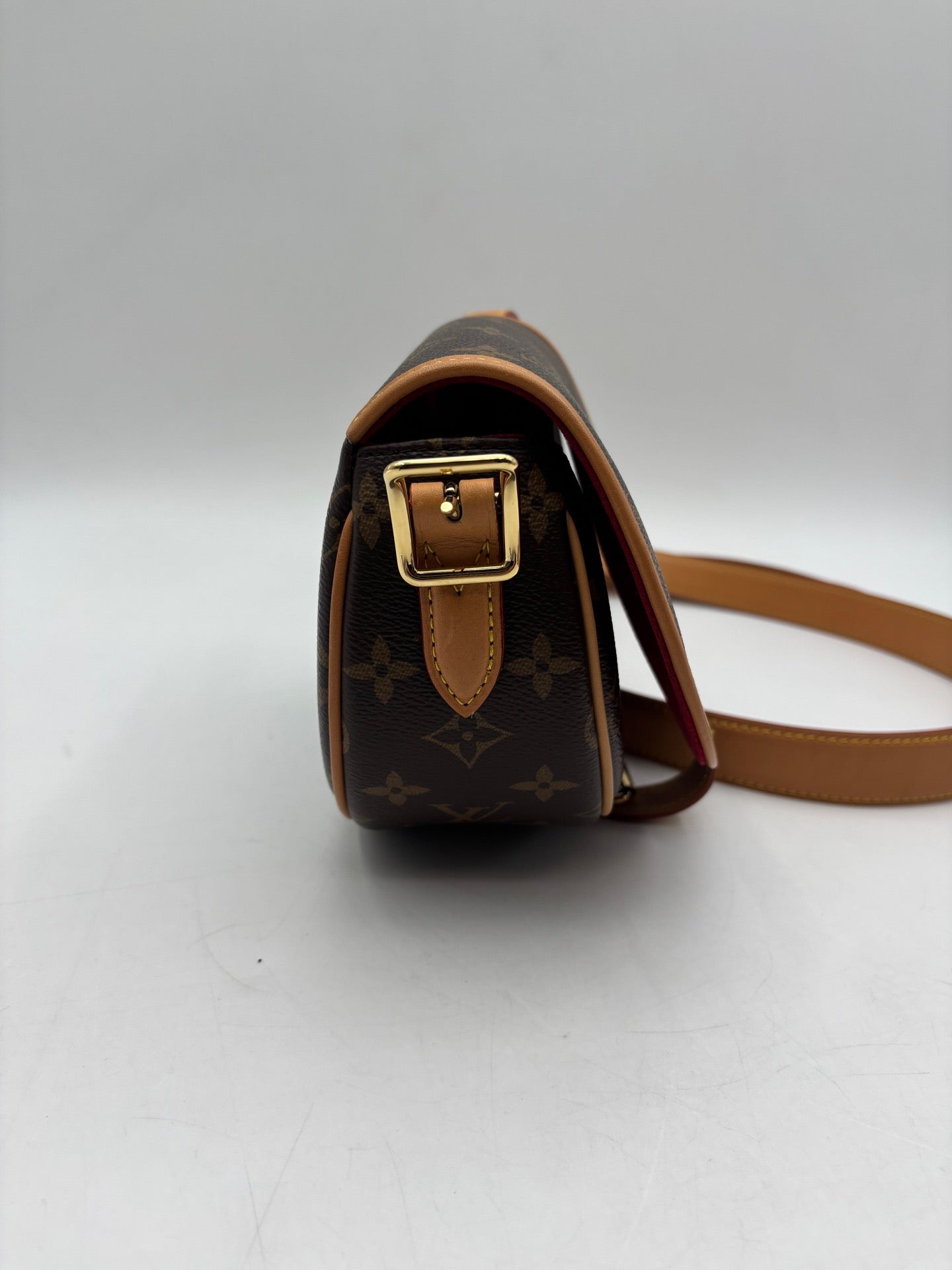 Louis Vuitton - Tambourin - Monogram coated canvas with Vachetta leather trim - Brown - (Mini)