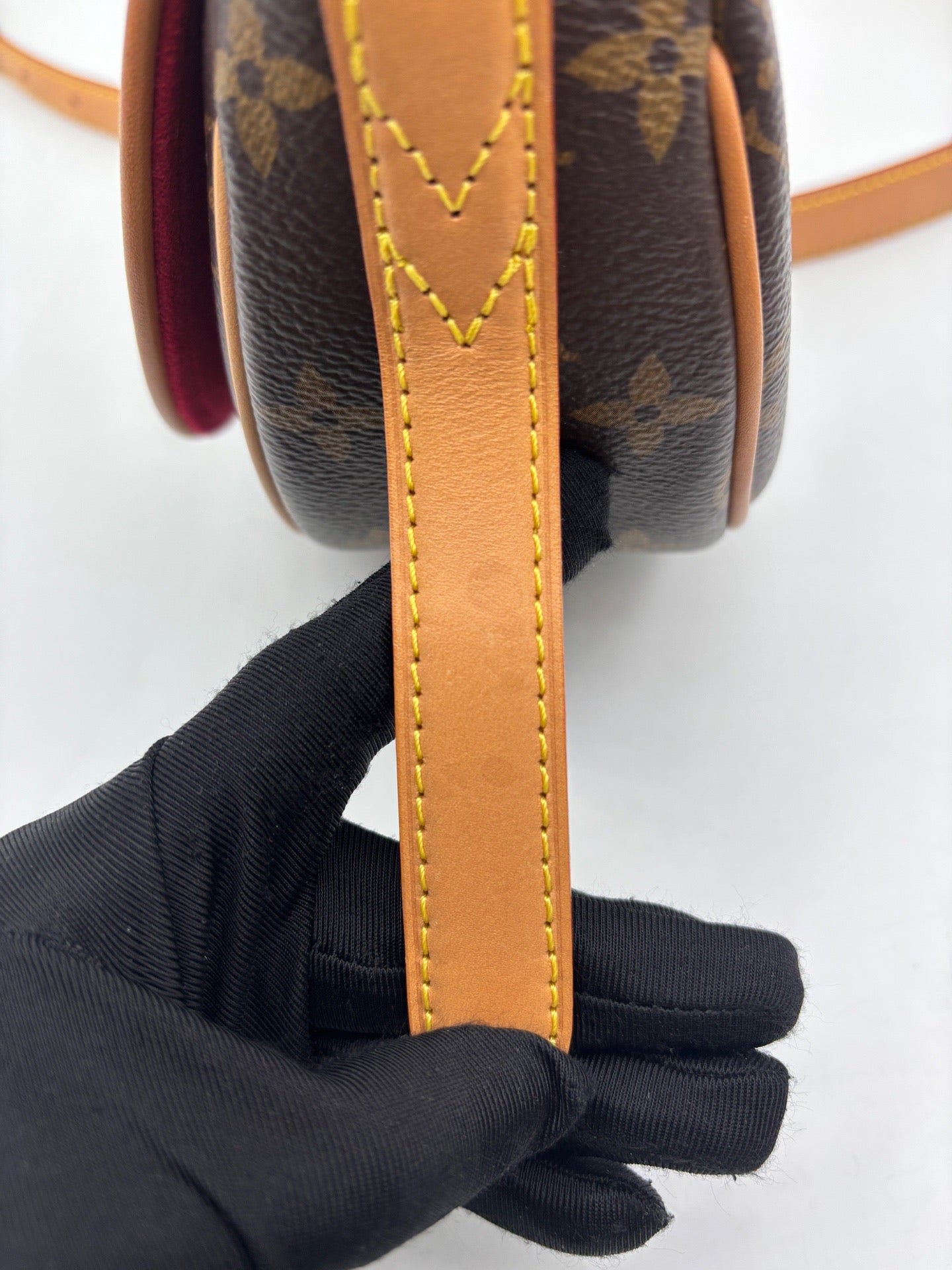 Louis Vuitton - Tambourin - Monogram coated canvas with Vachetta leather trim - Brown - (Mini)