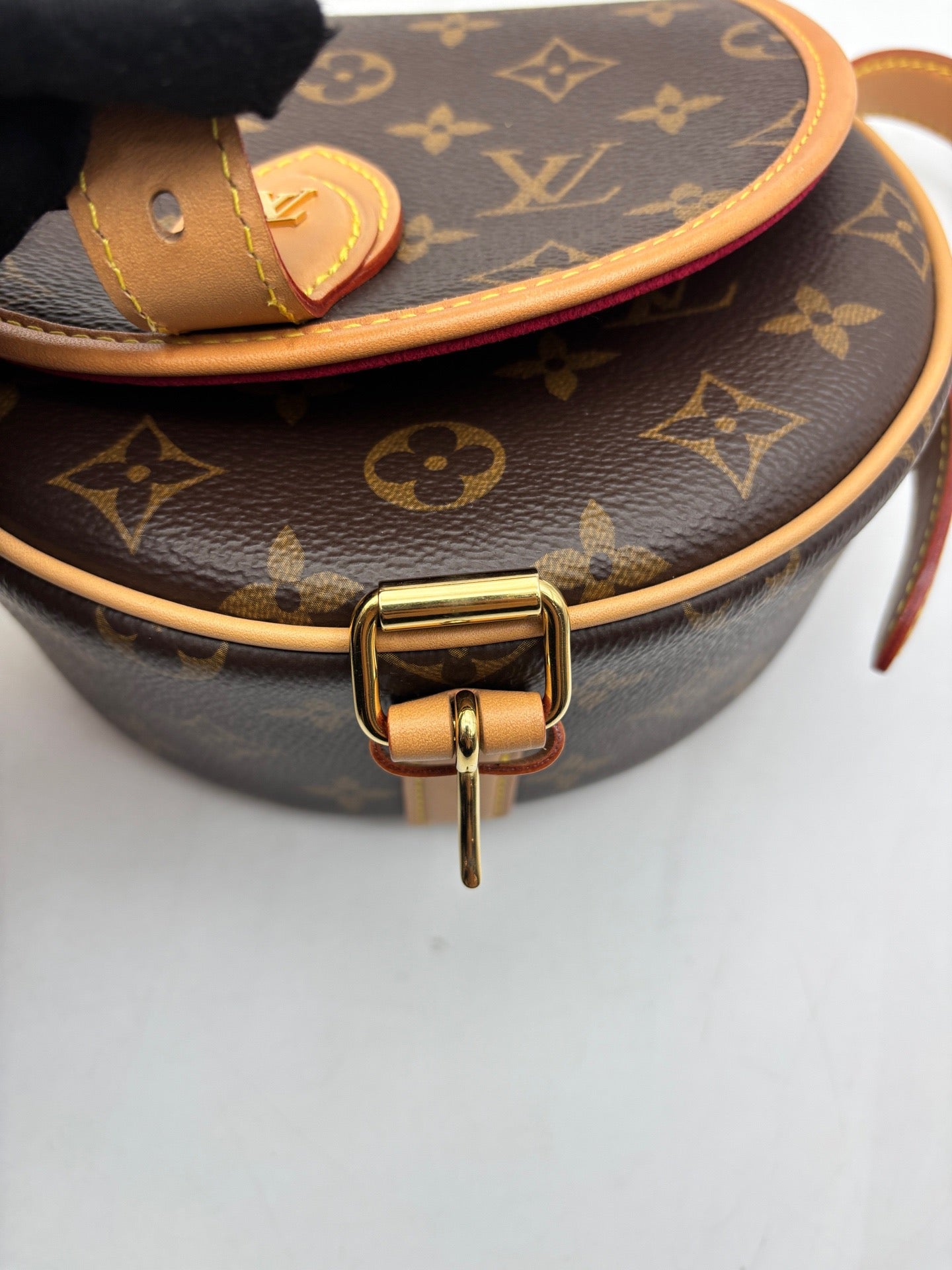 Louis Vuitton - Tambourin - Monogram coated canvas with Vachetta leather trim - Brown - (Mini)