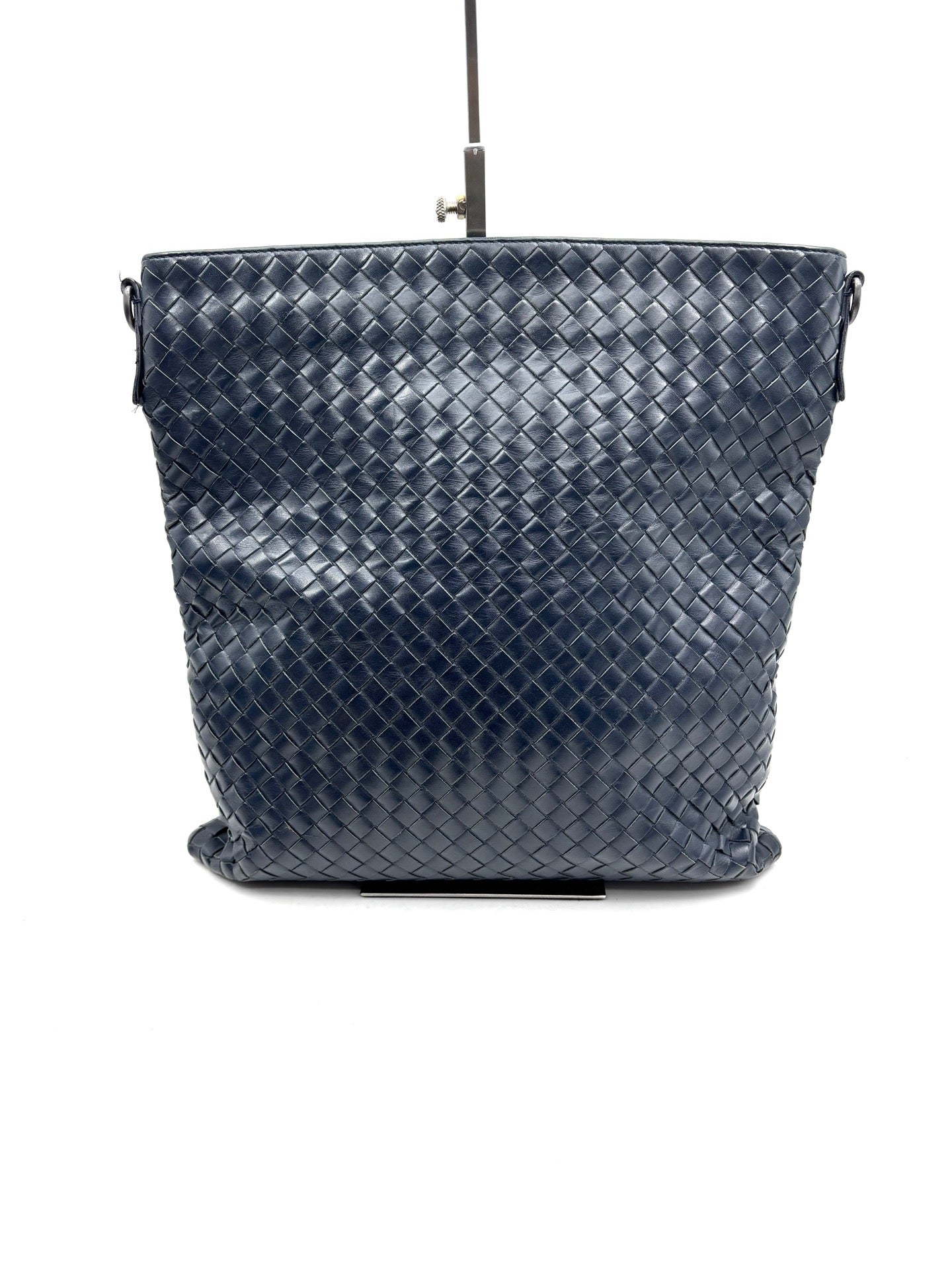 Bottega Veneta - Intrecciato Shoulder/Crossbody Bag - Leather - Navy - (medium)