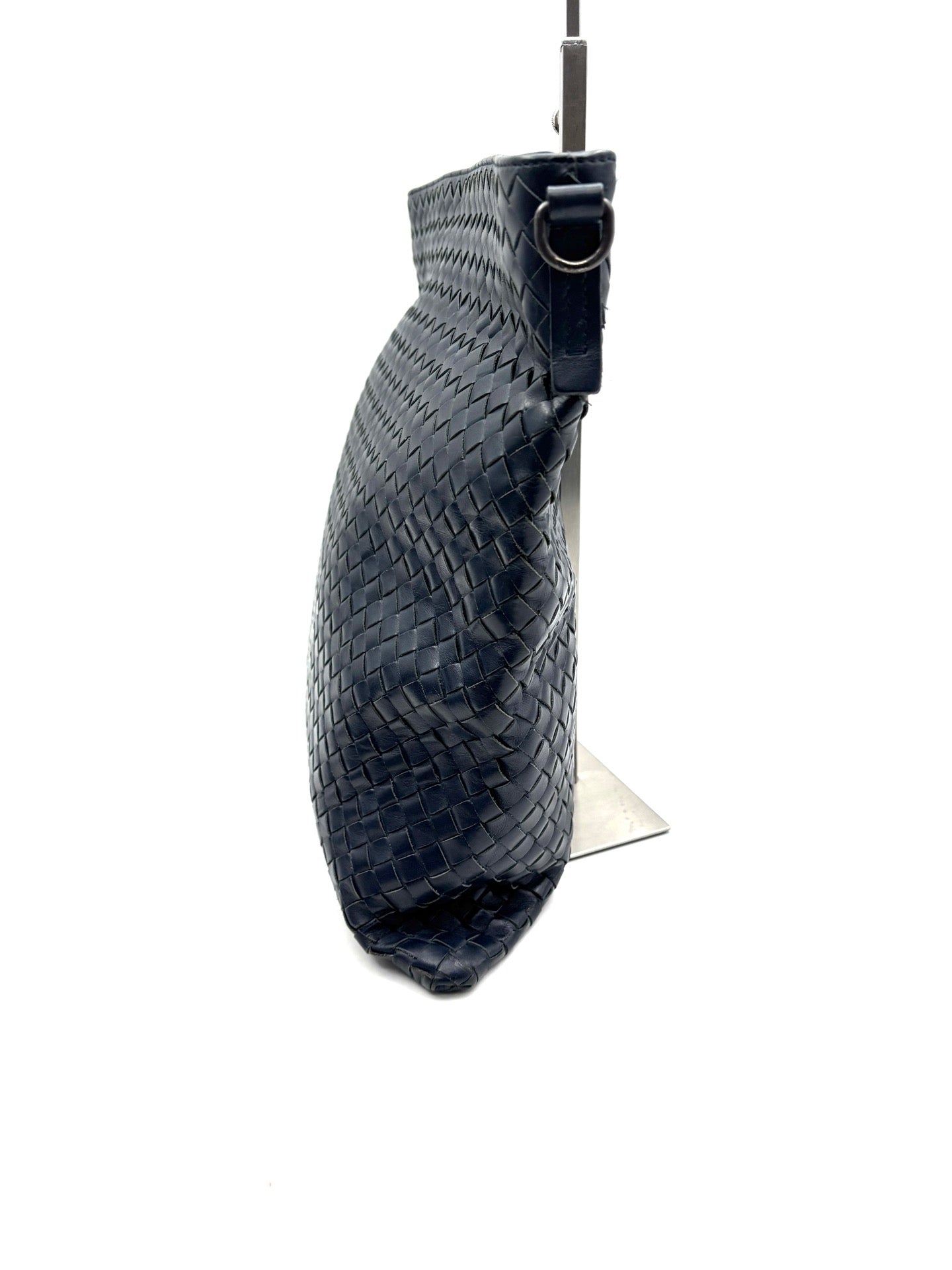 Bottega Veneta - Intrecciato Shoulder/Crossbody Bag - Leather - Navy - (medium)