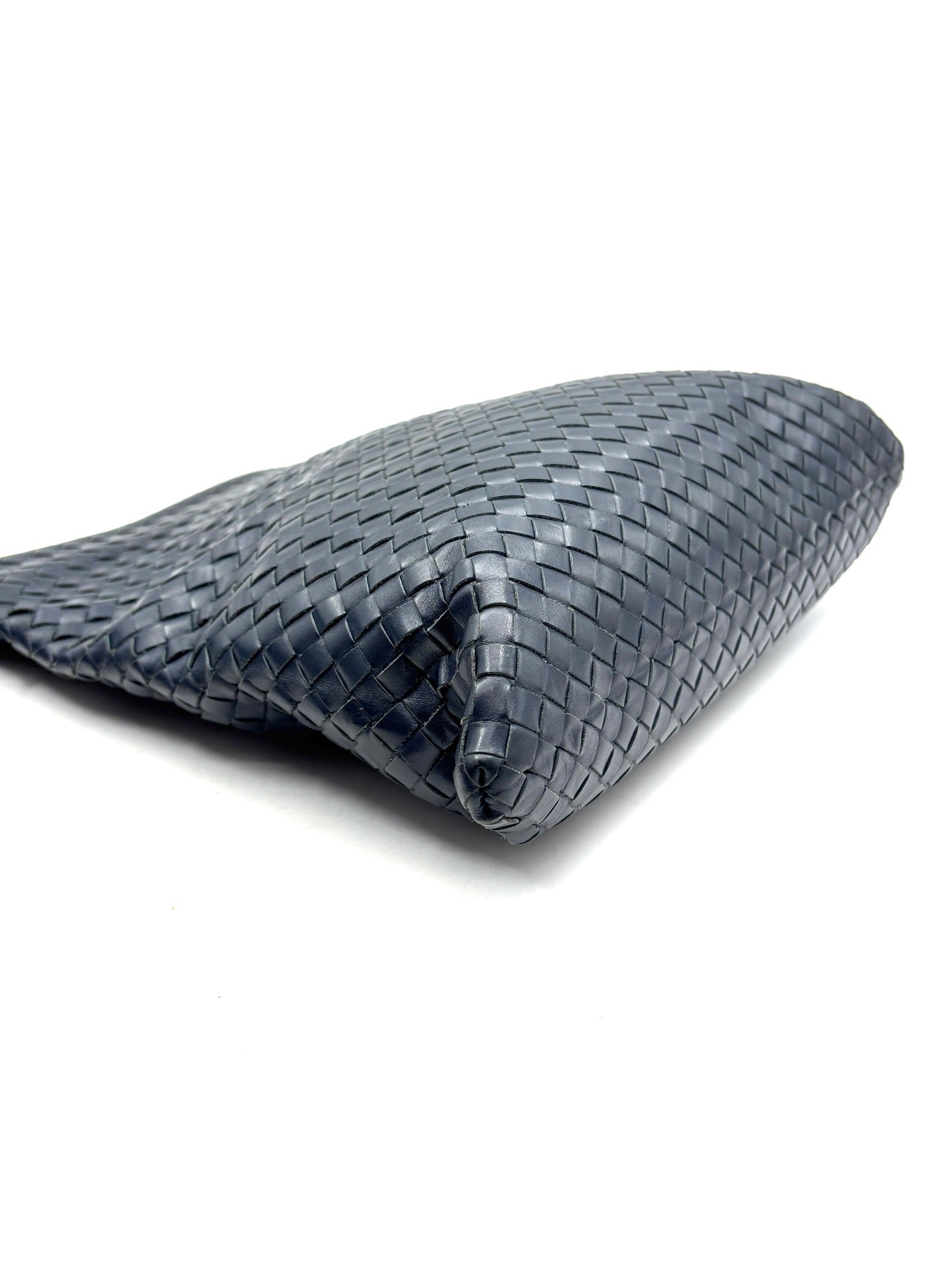 Bottega Veneta - Intrecciato Shoulder/Crossbody Bag - Leather - Navy - (medium)