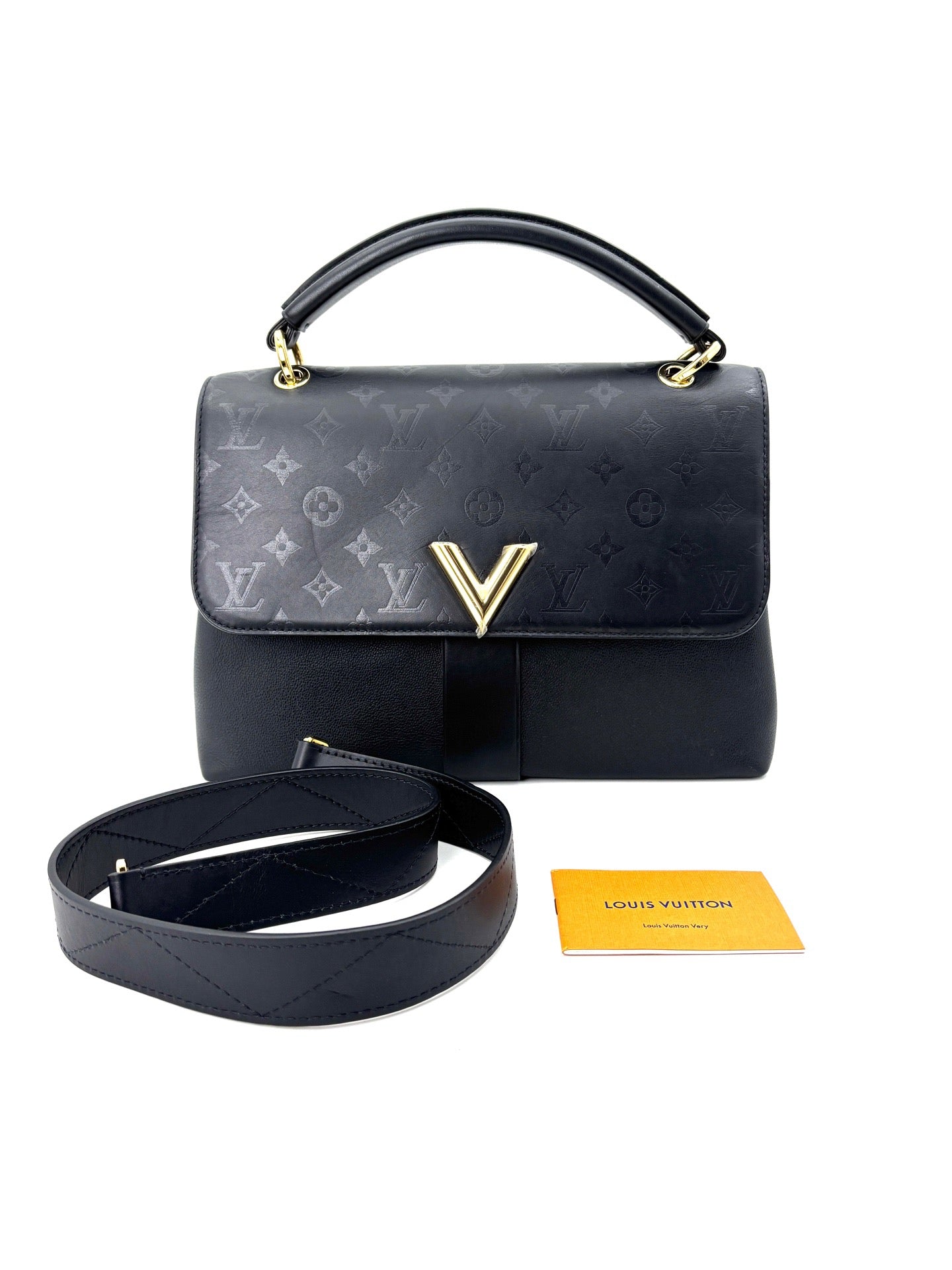 Louis Vuitton - VERY ONE HANDLE - Leather - Black - (medium)