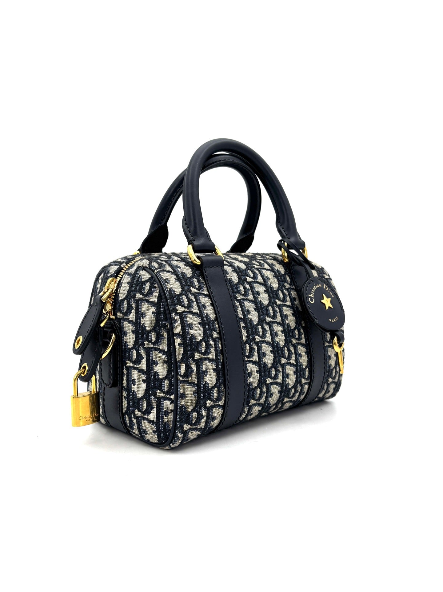 Dior - Groove 20 - Oblique jacquard canvas and calfskin leather - Blue - (mini)
