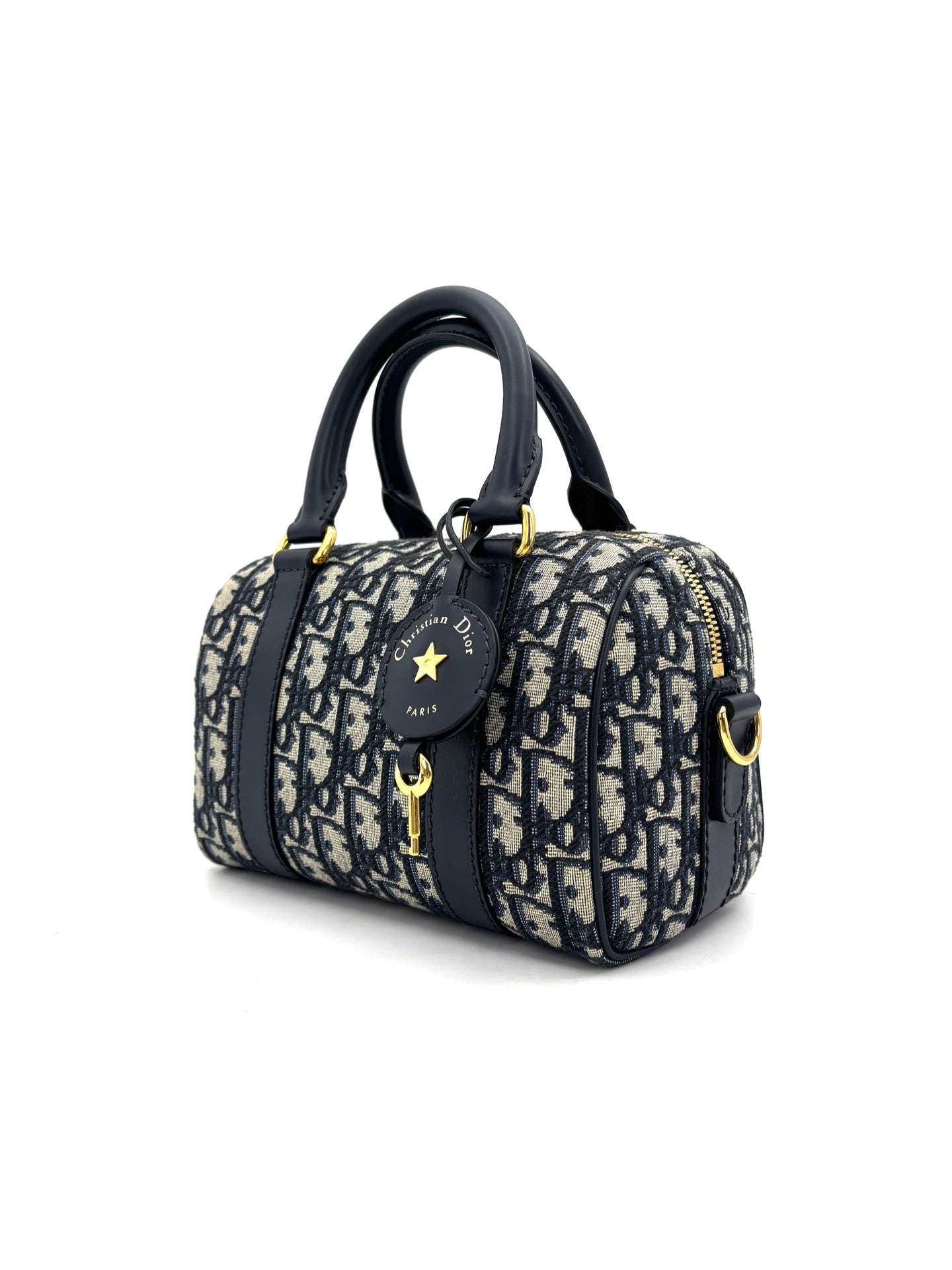 Dior - Groove 20 - Oblique jacquard canvas and calfskin leather - Blue - (mini)
