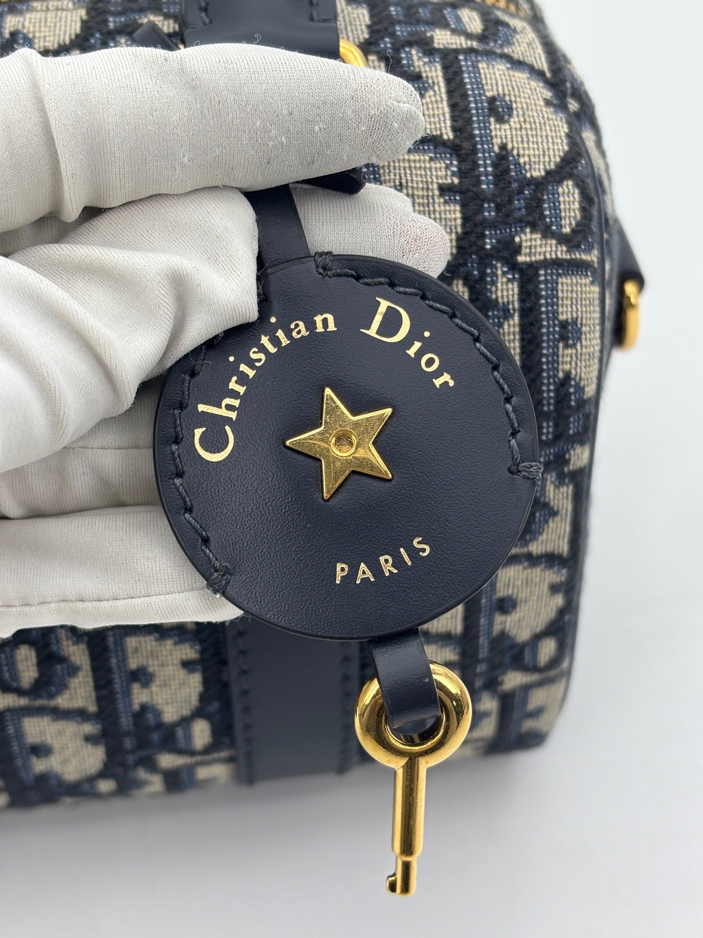 Dior - Groove 20 - Oblique jacquard canvas and calfskin leather - Blue - (mini)