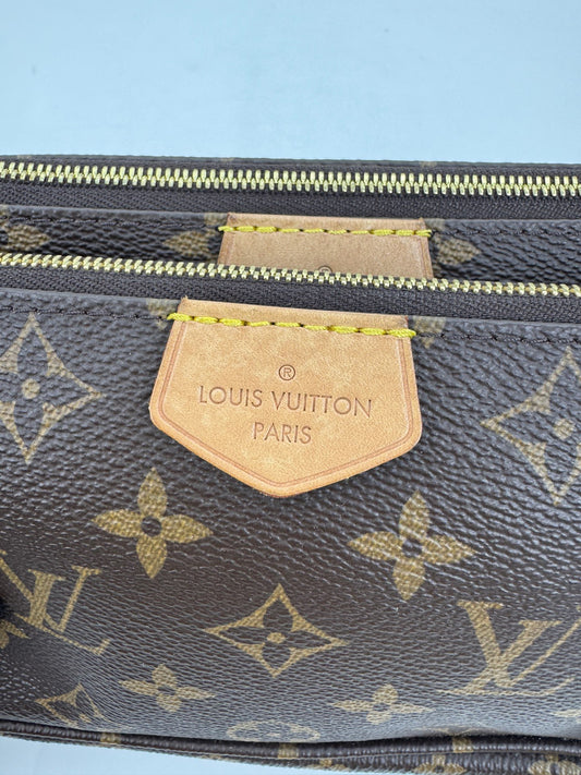 Louis Vuitton - Multi Pochette Accessoires - Coated canvas with leather trim - Brown - (medium)