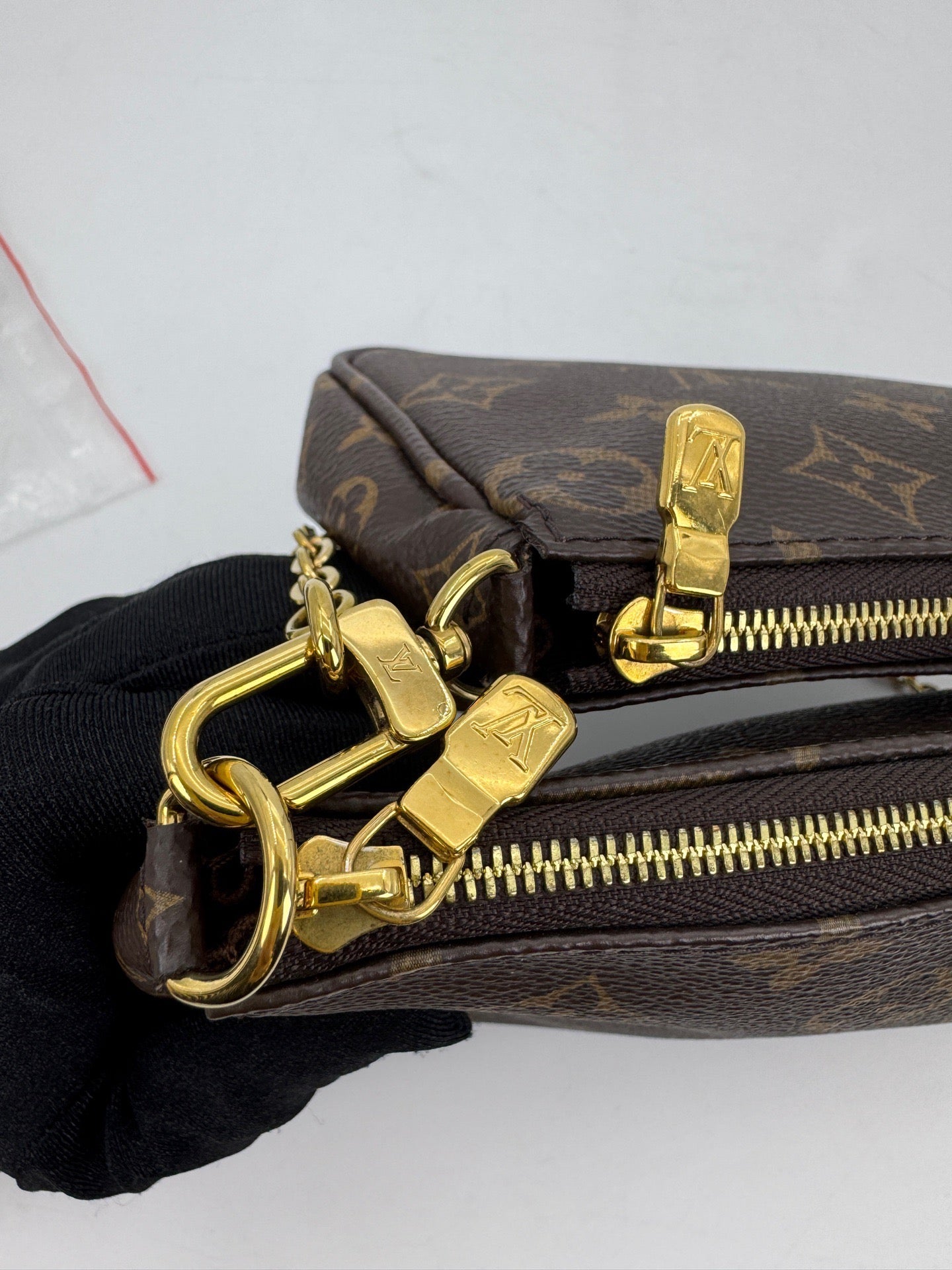 Louis Vuitton - Multi Pochette Accessoires - Coated canvas with leather trim - Brown - (medium)