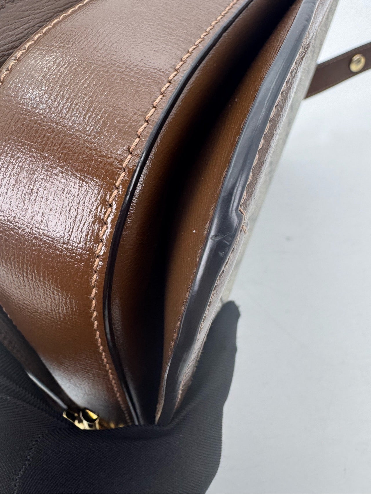 Gucci - Horsebit 1955 - GG Supreme canvas and leather - Beige and Brown - (small)