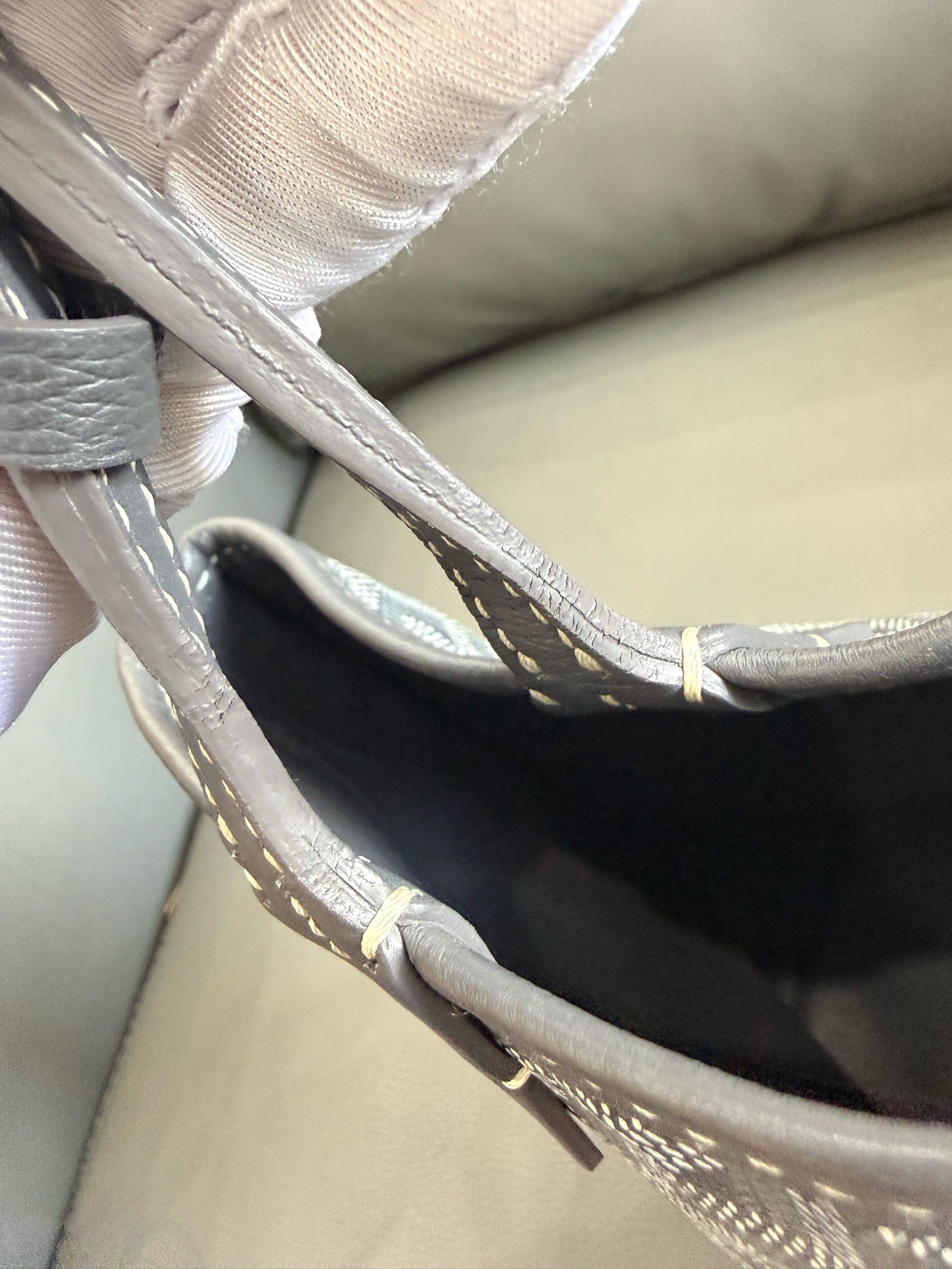 Goyard - Anjou Reversible Tote Mini - Goyardine canvas and leather - Grey - (mini)
