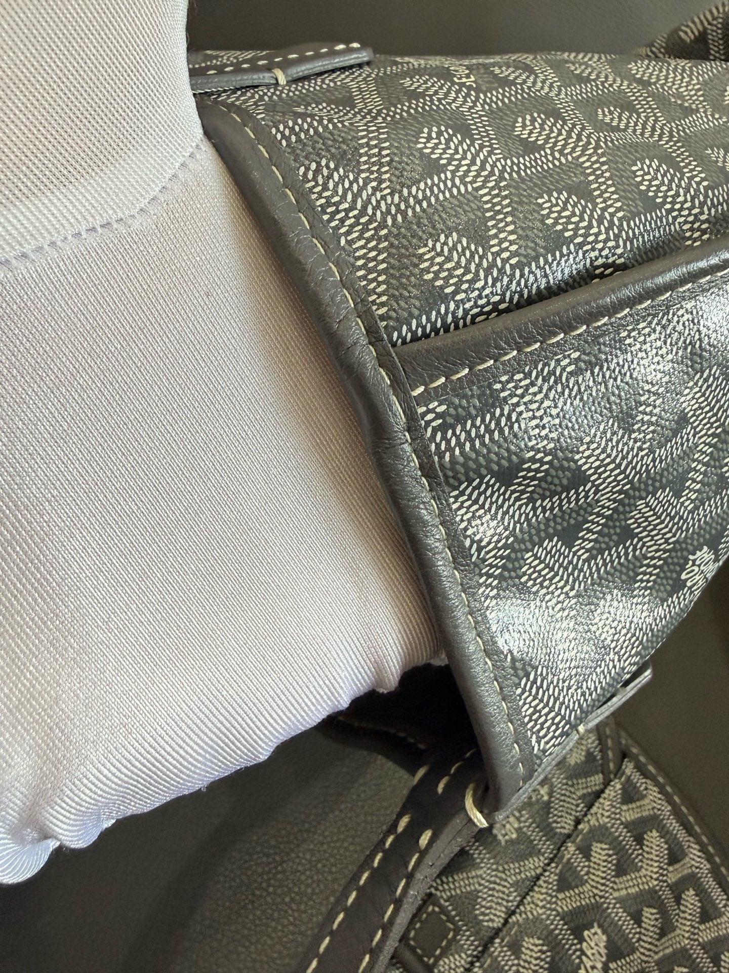 Goyard - Anjou Reversible Tote Mini - Goyardine canvas and leather - Grey - (mini)